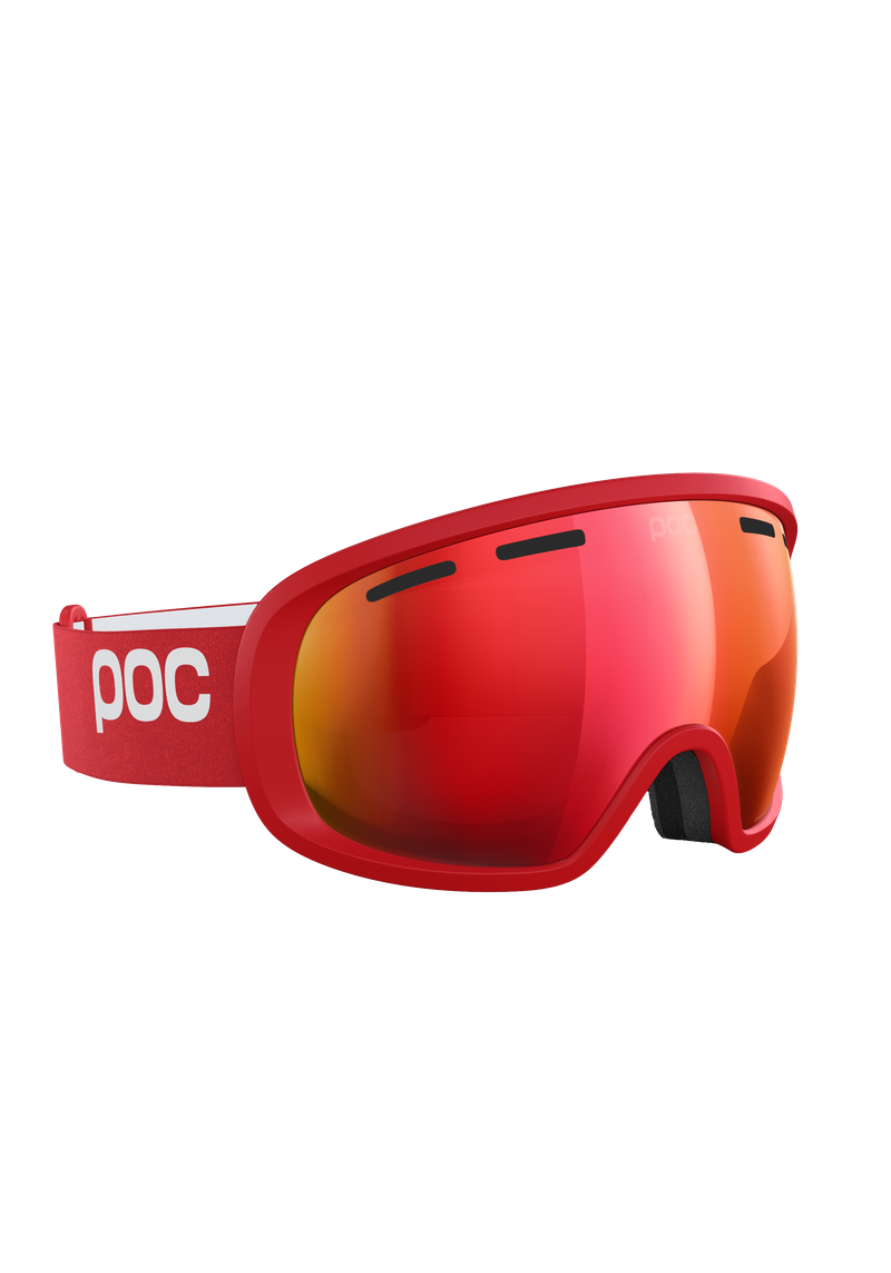 スキー・スノーボードアクセサリー POC FOVEA Fovea Ski Goggles in Prismane Red | Ski Eyewear | POC (US)
