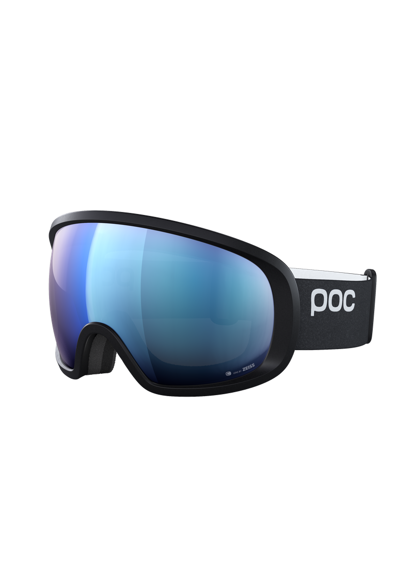 Fovea Wide Fit Ski Goggles in Uranium Black | Ski Eyewear | POC