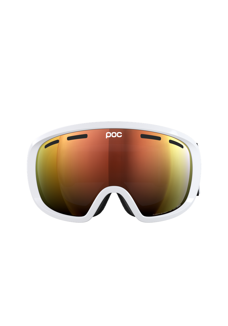 Fovea Wide Fit Ski Goggles に Zink Orange | Ski Eyewear | POC (JP)