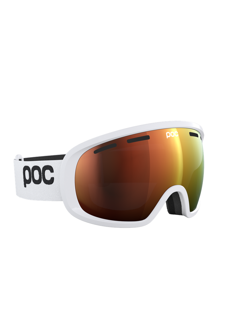 Fovea Wide Fit Ski Goggles in Zink Orange | Ski Eyewear | POC (AU)
