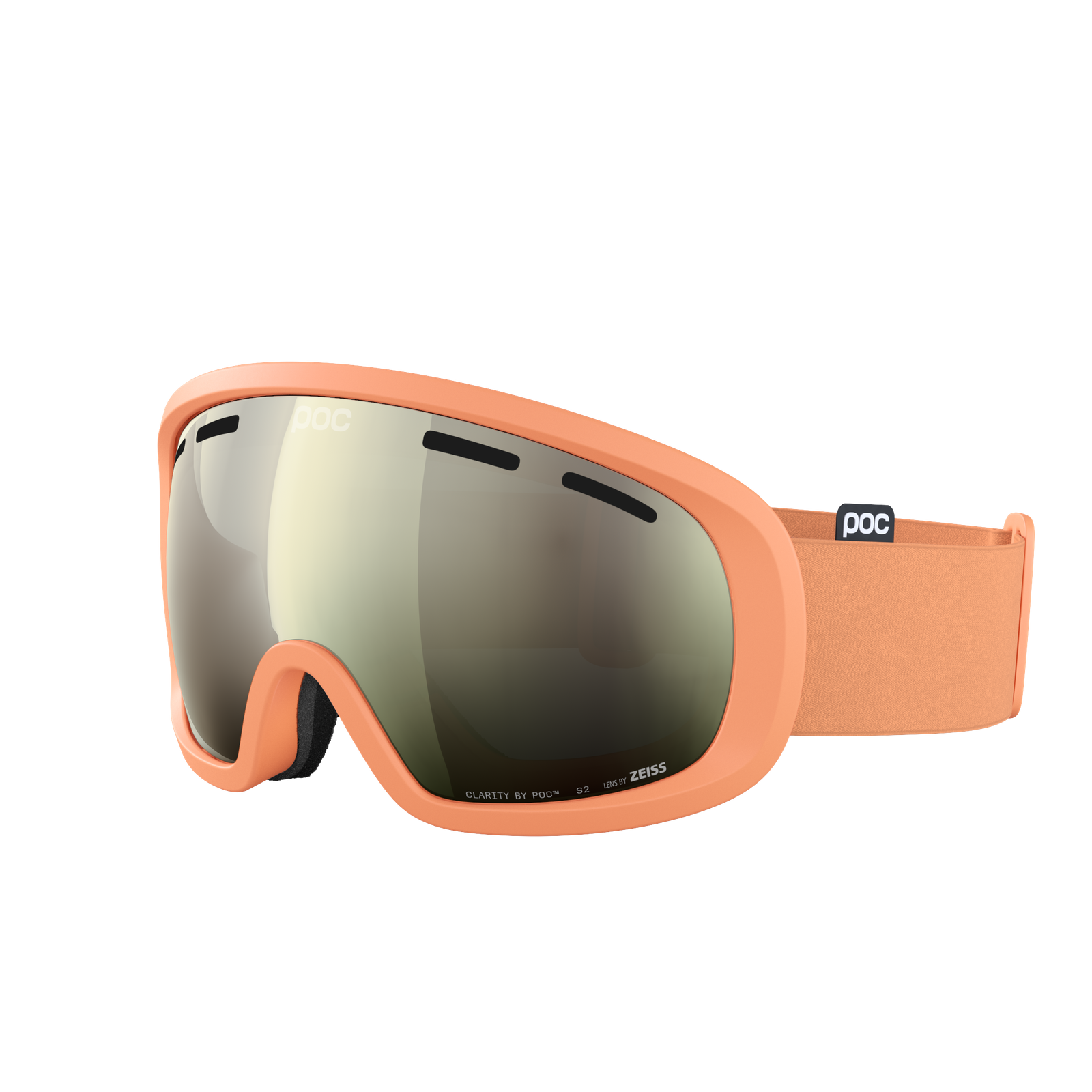 スキー・スノーボードアクセサリー POC FOVEA SkyBlue/PortlySunnyOrange Fovea Ski Goggles in Prismane Red | Ski Eyewear | POC japan