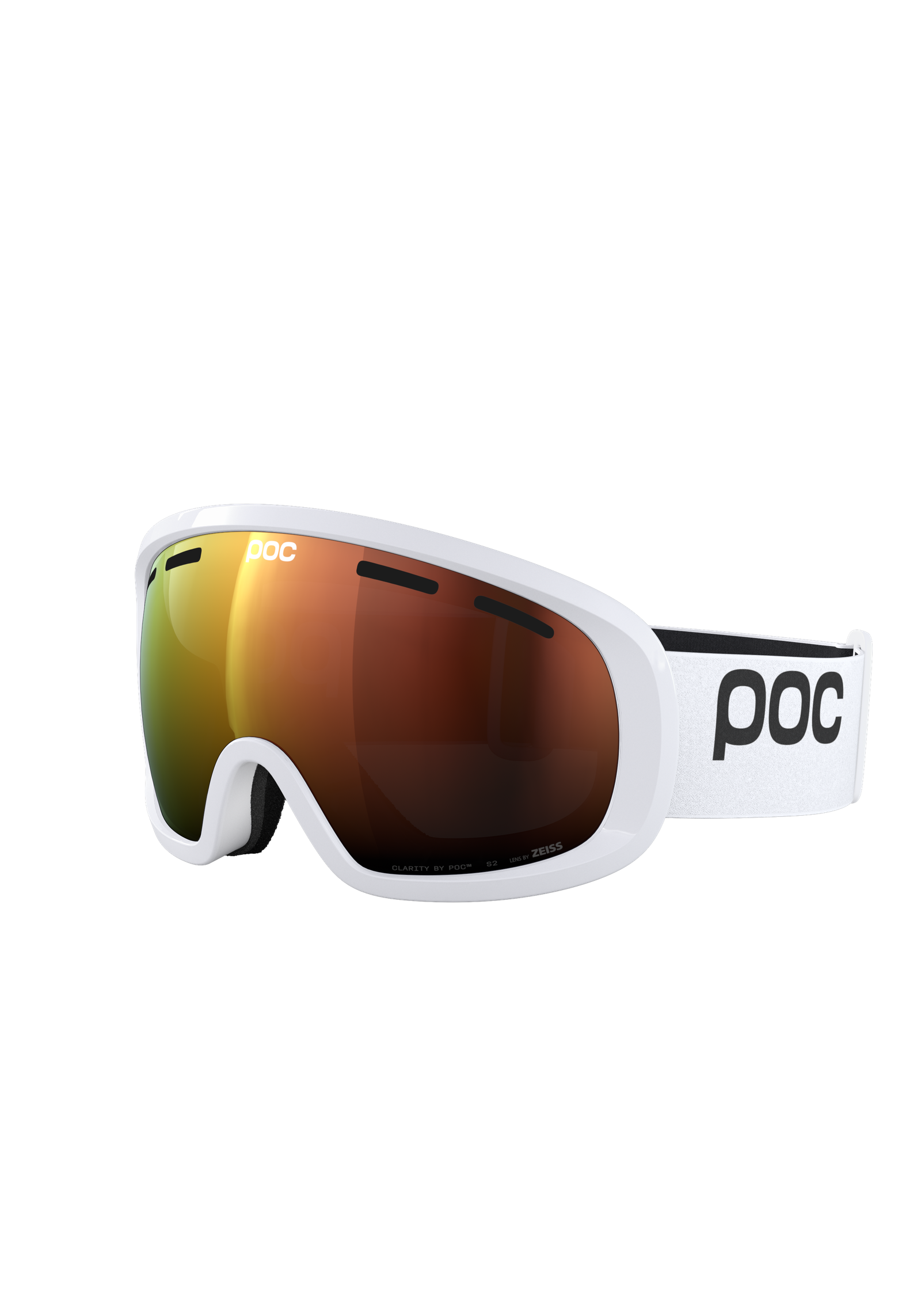 Fovea Mid Ski Goggles in Hydrogen White | Ski Eyewear | POC (DK)