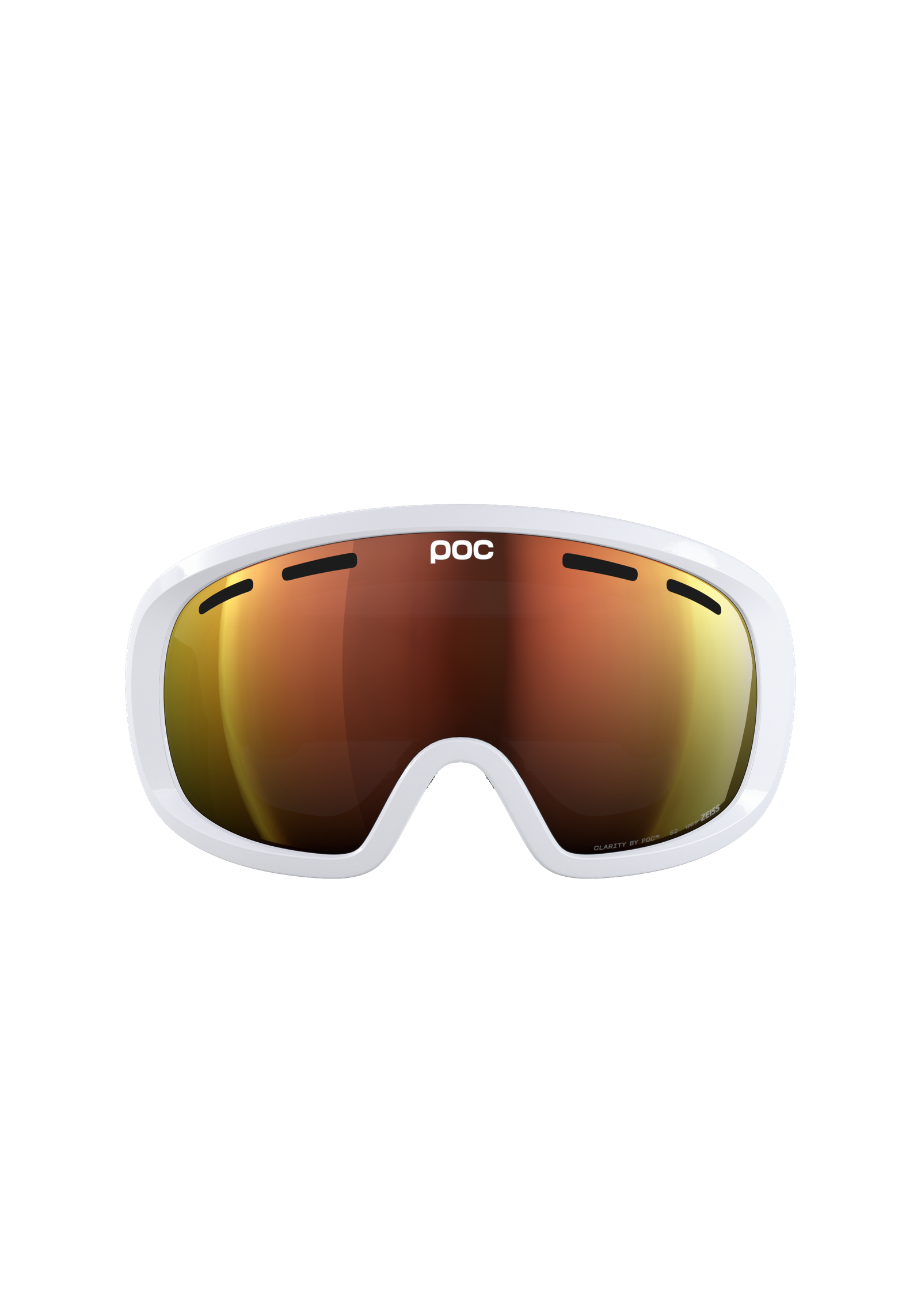 Fovea Mid Ski Goggles in Hydrogen White | Ski Eyewear | POC (DK)