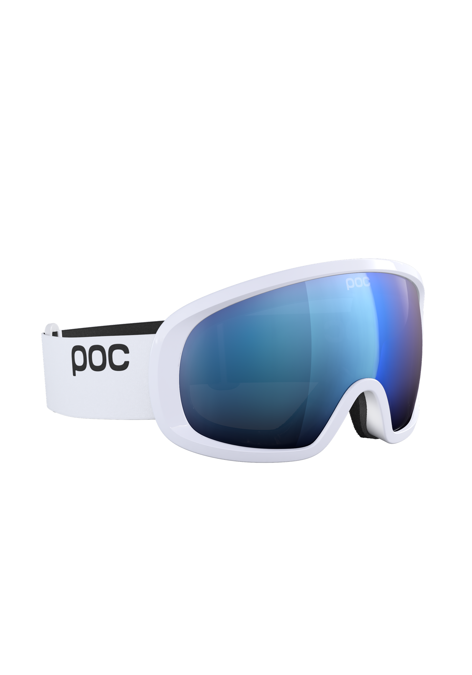 Fovea Mid Ski Goggles in Hydrogen White | Ski Eyewear | POC