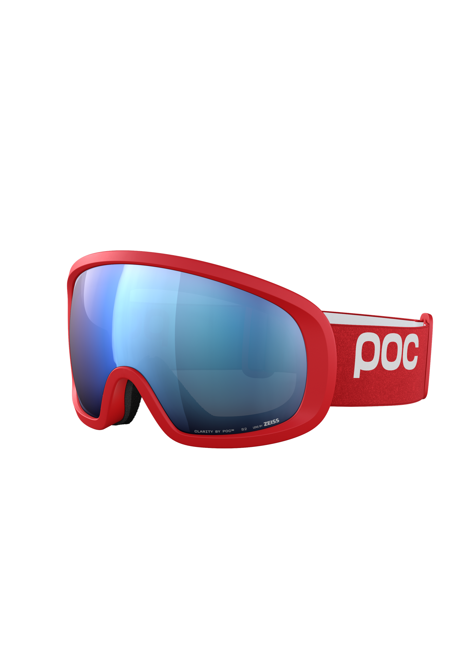 Fovea Mid Ski Goggles in Prismane Red | Ski Eyewear | POC (CA)