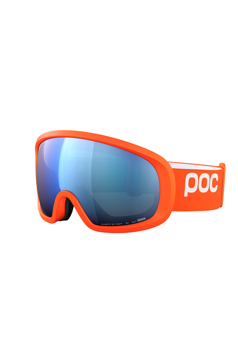 Fovea Mid in Zink Orange | Ski Goggles for Smaller Faces | POC (US)