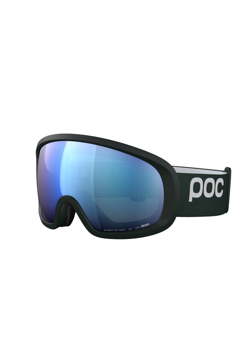 Fovea Mid in Uranium Black | Ski Goggles for Smaller Faces | POC (US)