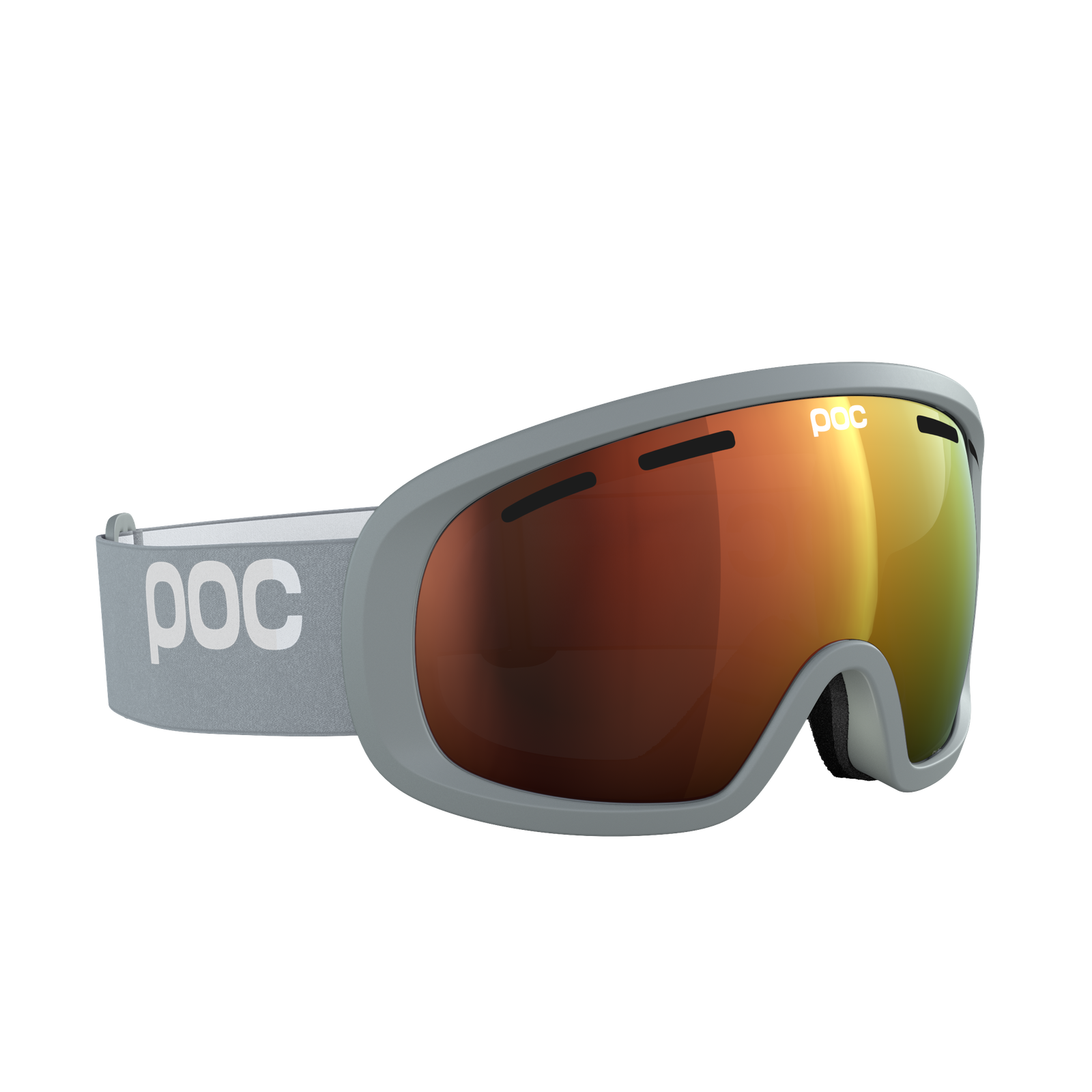POC FOVEA MID CLARITY グレー Fovea Mid Ski Goggles in Granite Grey | Ski Eyewear | POC