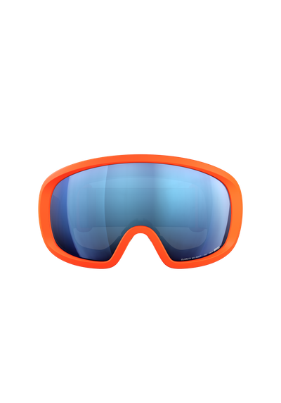 Fovea Mid Wide Fit Ski Goggles に Zink Orange | Ski Eyewear | POC (JP)