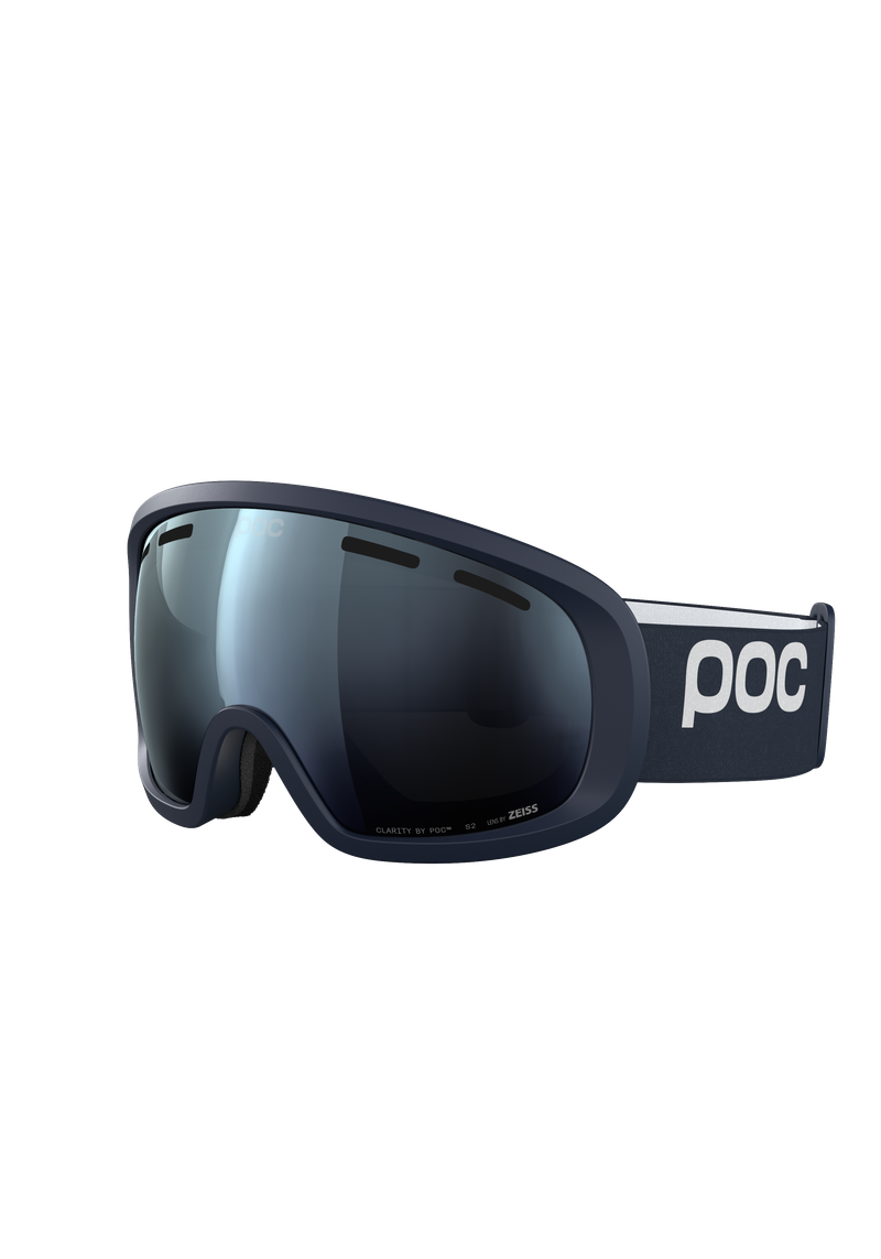 Fovea Mid WF in Apatite Navy | Wide Fit Ski Goggles | Small Faces