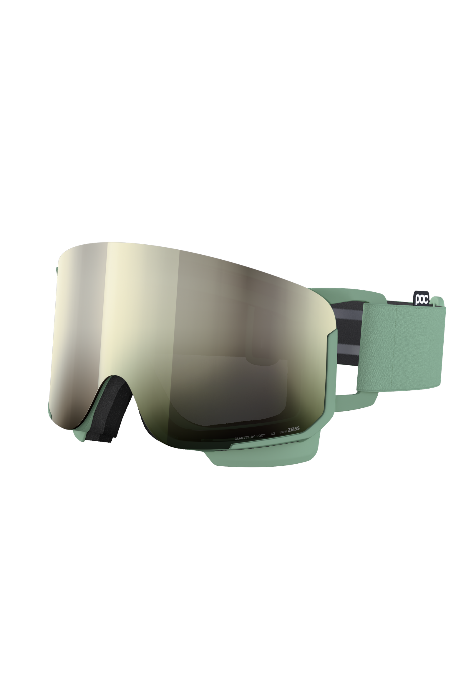 Nexal Ski Goggles in Gibbsite Green | Ski Eyewear | POC (DK)