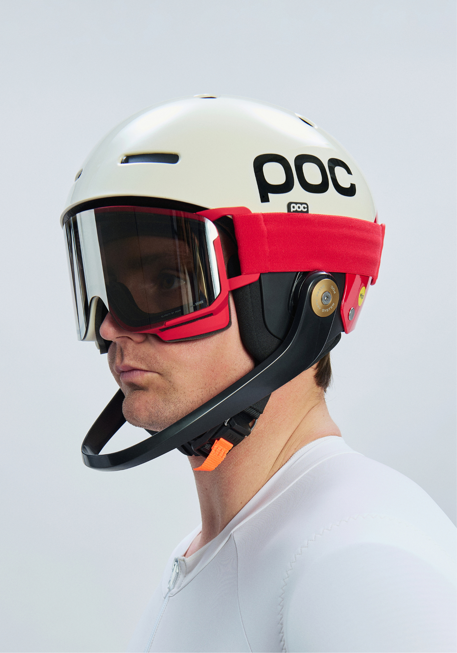 Nexal Skibrille in Rouge/Blanc | POC (CH)