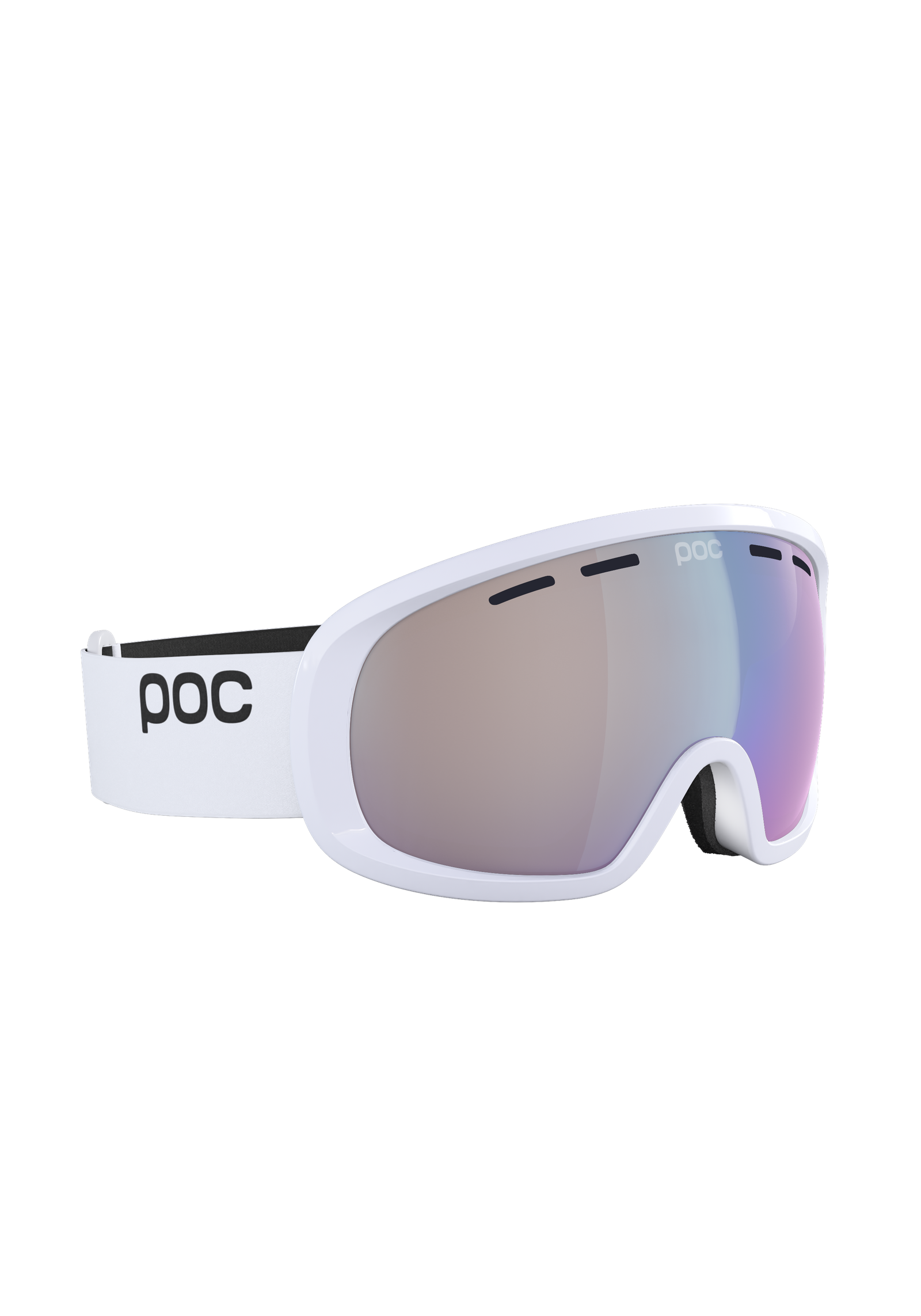 スキー・スノーボードアクセサリー POC Fovea MID HydrogenWhite/Photochromic Fovea Mid Photochromic Ski Goggles に Hydrogen White | Ski Eyewear