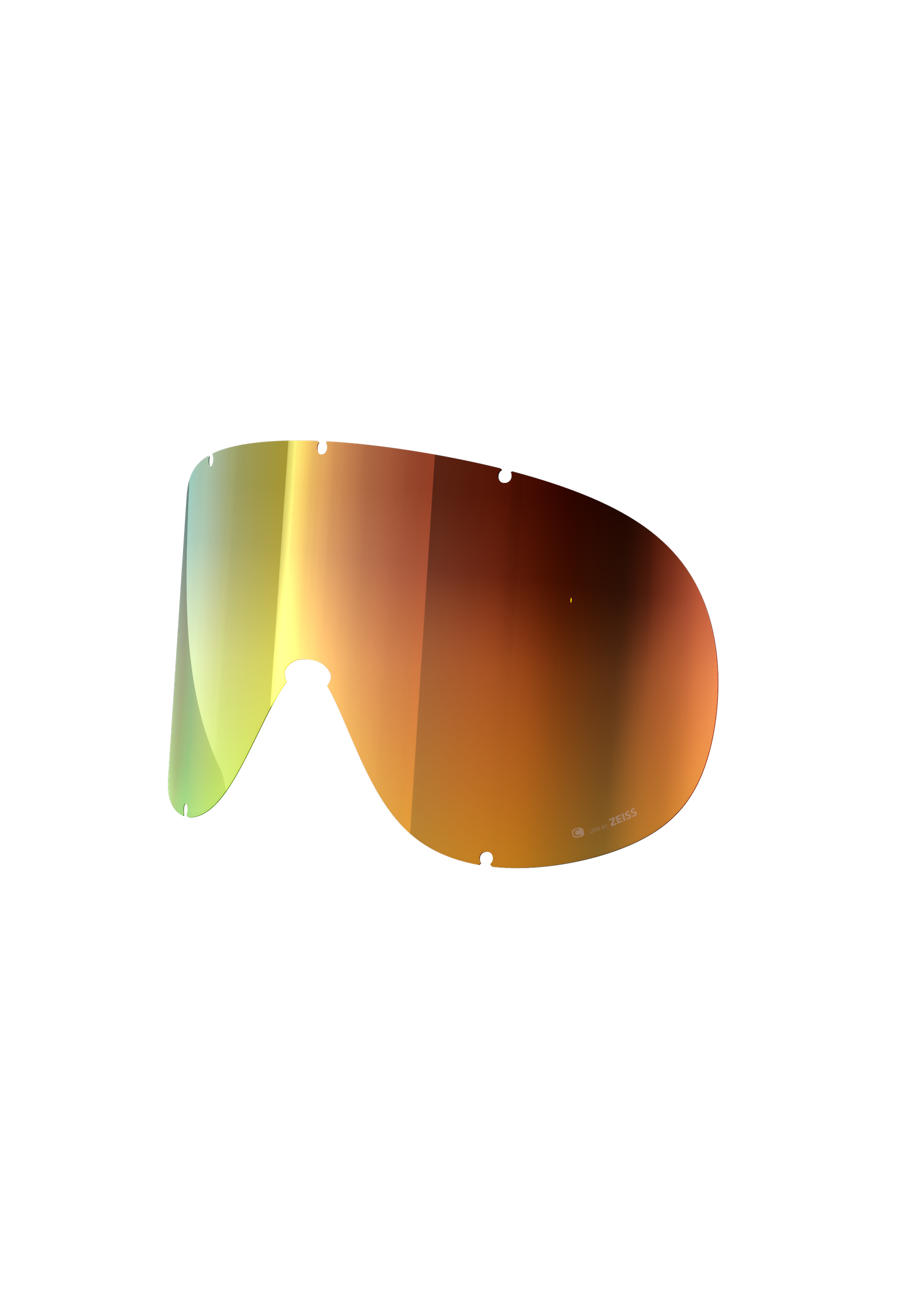 POC Retina big clarity lens 中古美品 Retina Big Clarity Lens in Clarity Intense/Partly Sunny Orange