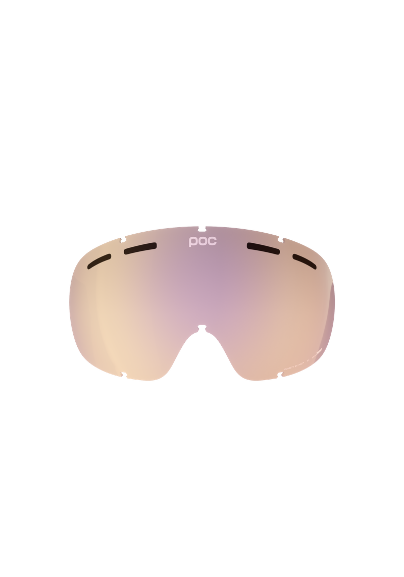 POC FOVEA 紫 Fovea Mid/Fovea Mid Race Lens in Clarity Intense/Cloudy Coral Cat