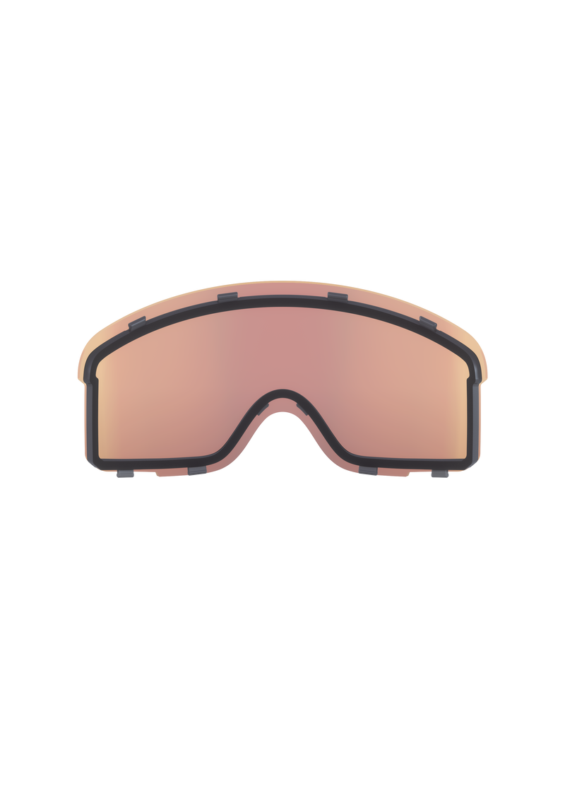 Nexal Mid Lens in Clarity Intense/Cloudy Coral Cat. 1 | Ski lenses