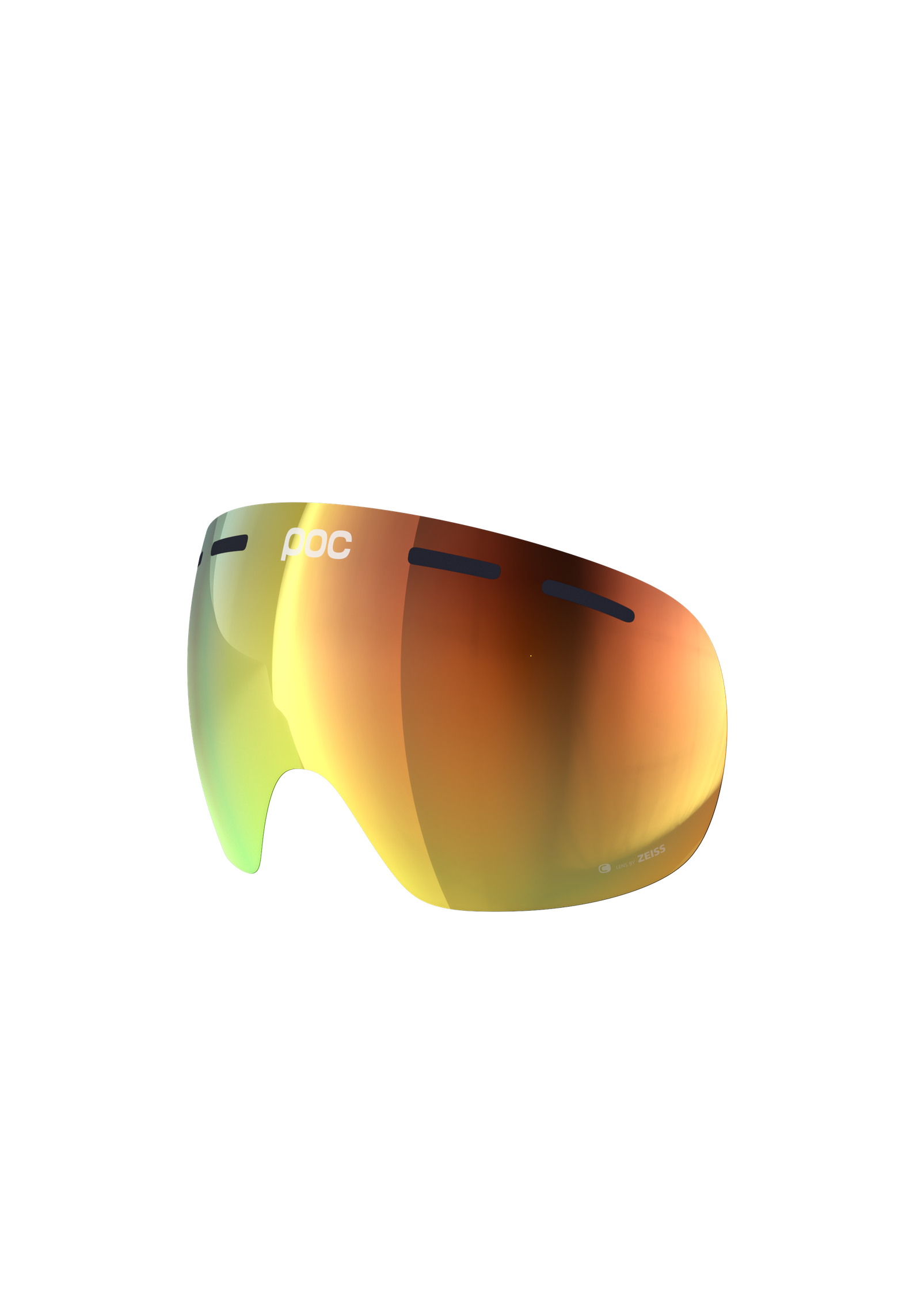 スキー・スノーボードアクセサリー POC FOVEA CLARITY Fovea Clarity Spare Lens in Clarity Intense/Partly Sunny Orange