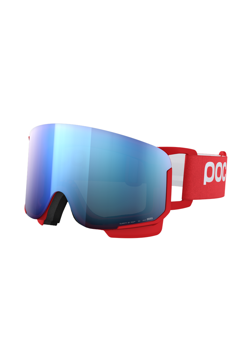 Nexal Wide Fit Ski Goggles in Uranium Black | Ski Eyewear | POC