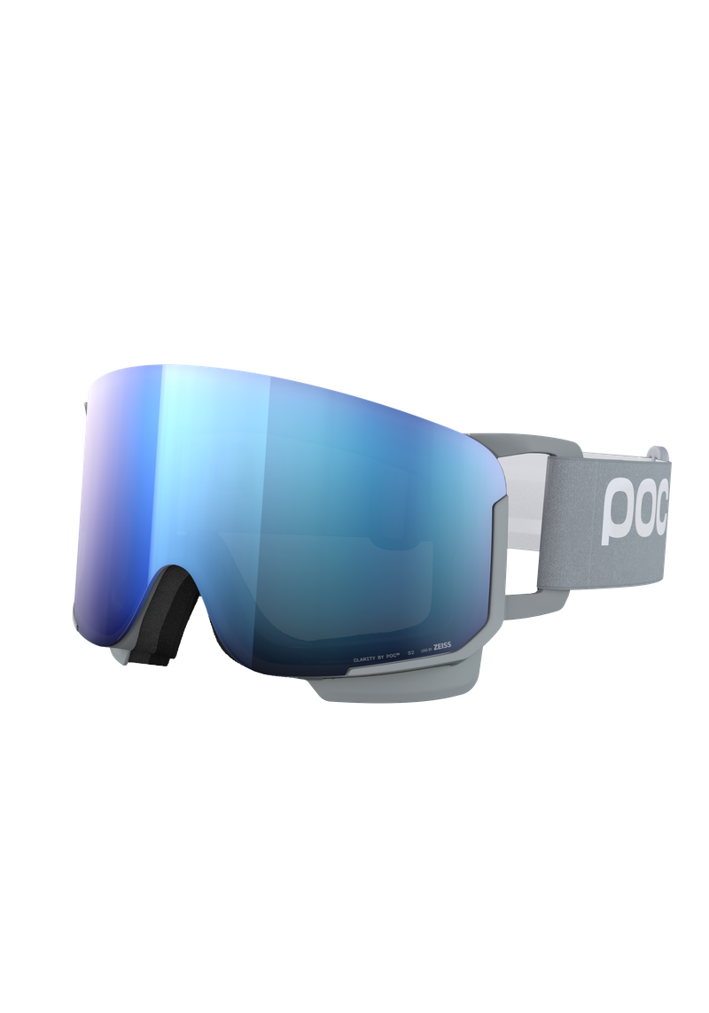Nexal Wide Fit Ski Goggles in Hydrogen White | Ski Eyewear | POC