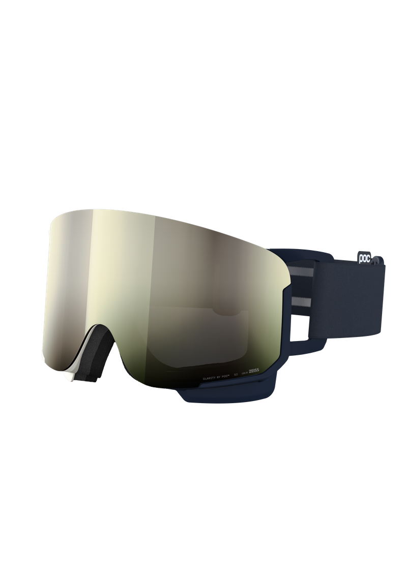 Nexal Wide Fit Ski Goggles in Hydrogen White | Ski Eyewear | POC (US)