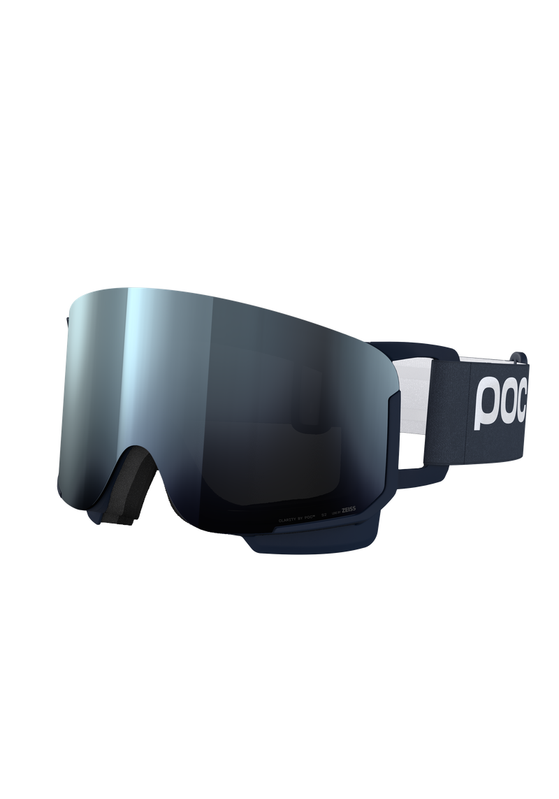 Nexal Wide Fit Ski Goggles in Uranium Black | Ski Eyewear | POC