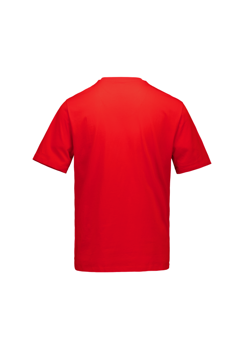 Men's POC Tee in Prismane Red | Cycling Apparel | POC (US)