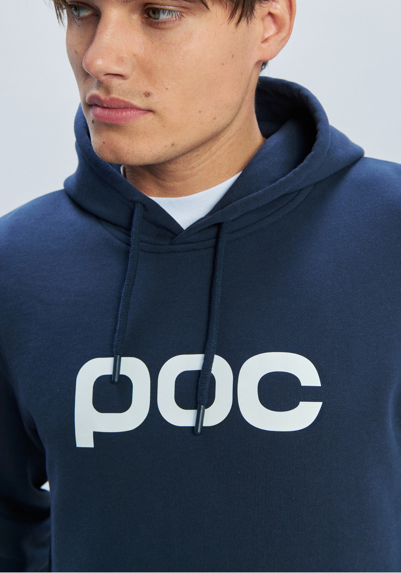 Men's POC Hoodie に Uranium Black/Hydrogen White | Cycling Apparel