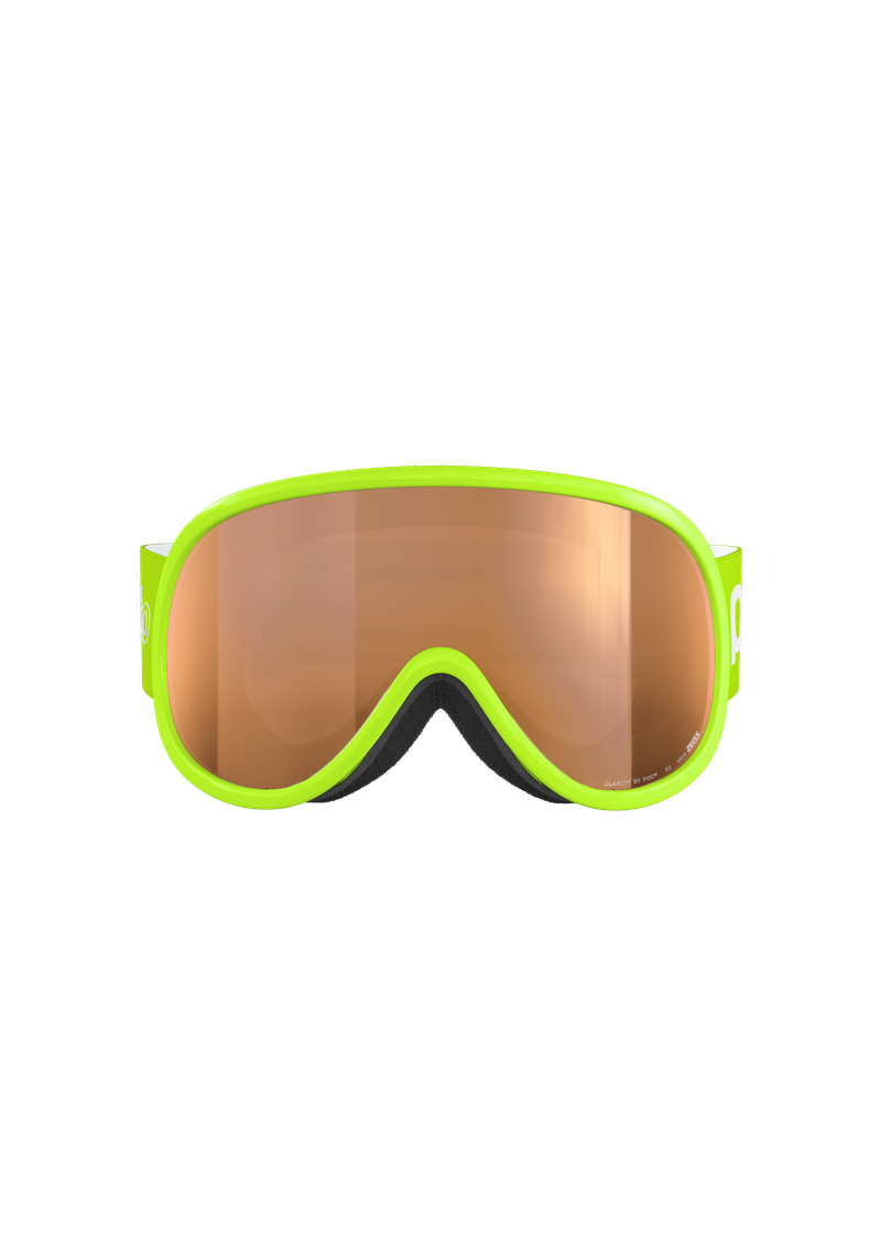 POCito Retina Ski Goggles in Fluorescent Yellow/Green | Ski