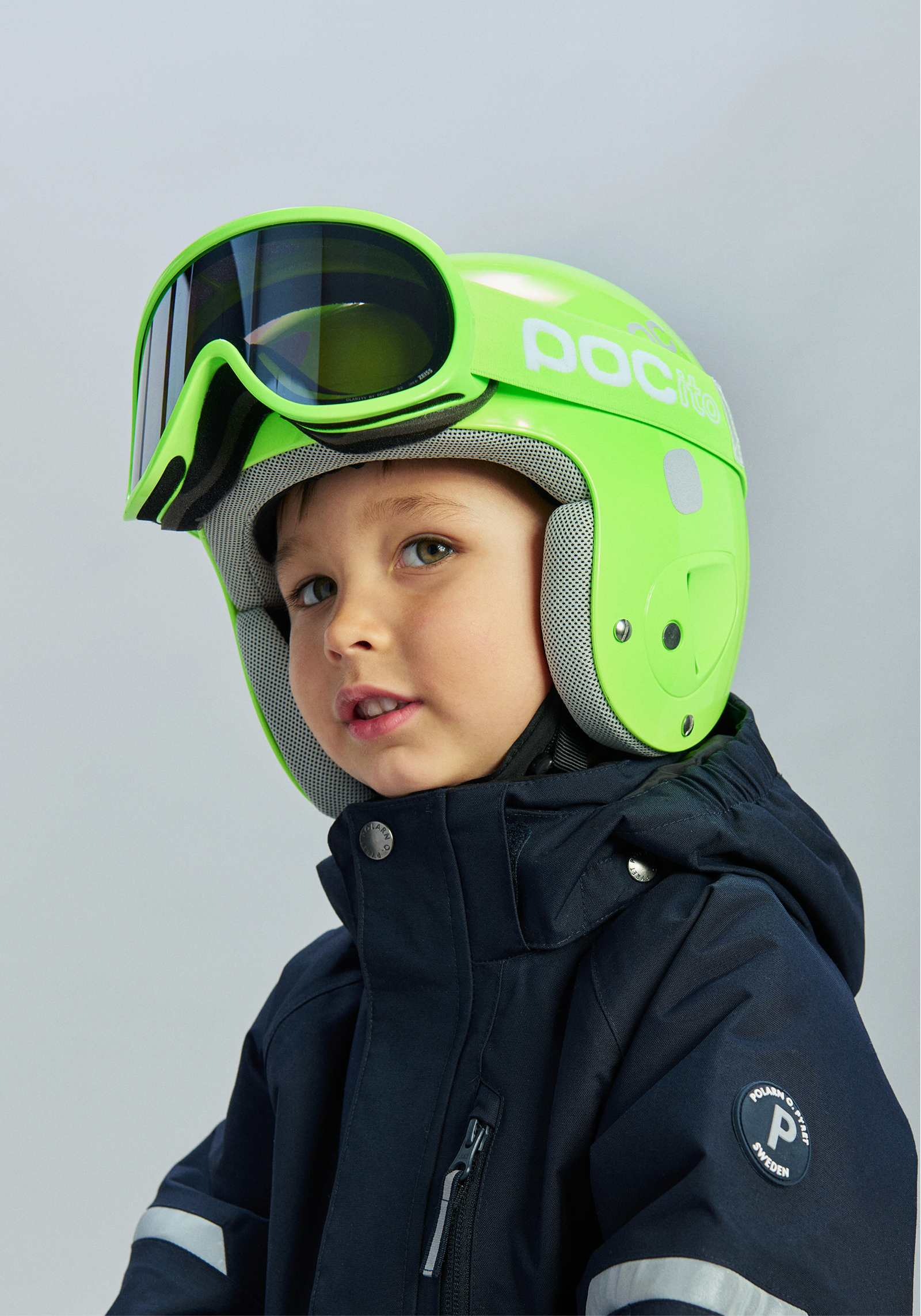POCito Retina Ski Goggles に Fluorescent Yellow/Green | Ski