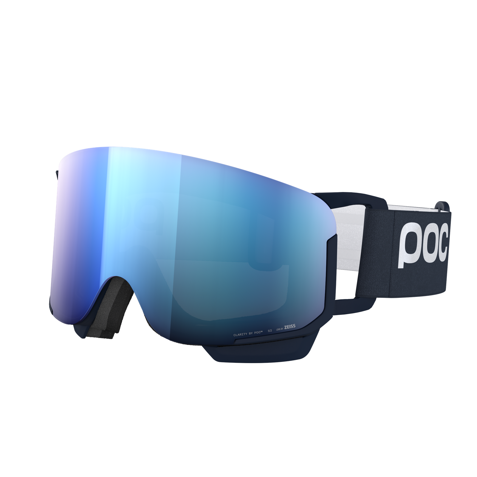 POC ポック AIM Hydrogen White Nexal Mid Clarity Ski Goggles in Hydrogen White | Ski