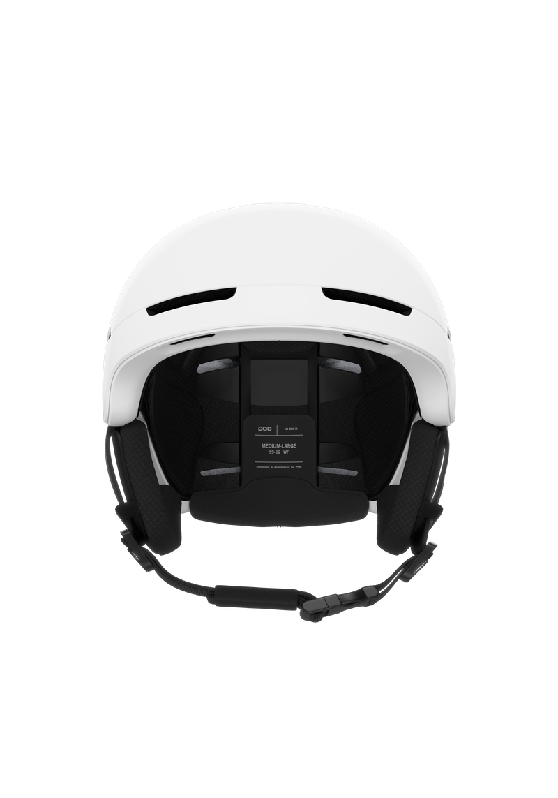 Obex Wide Fit MIPS Ski Helmet in Selentine Off-White Matt | POC