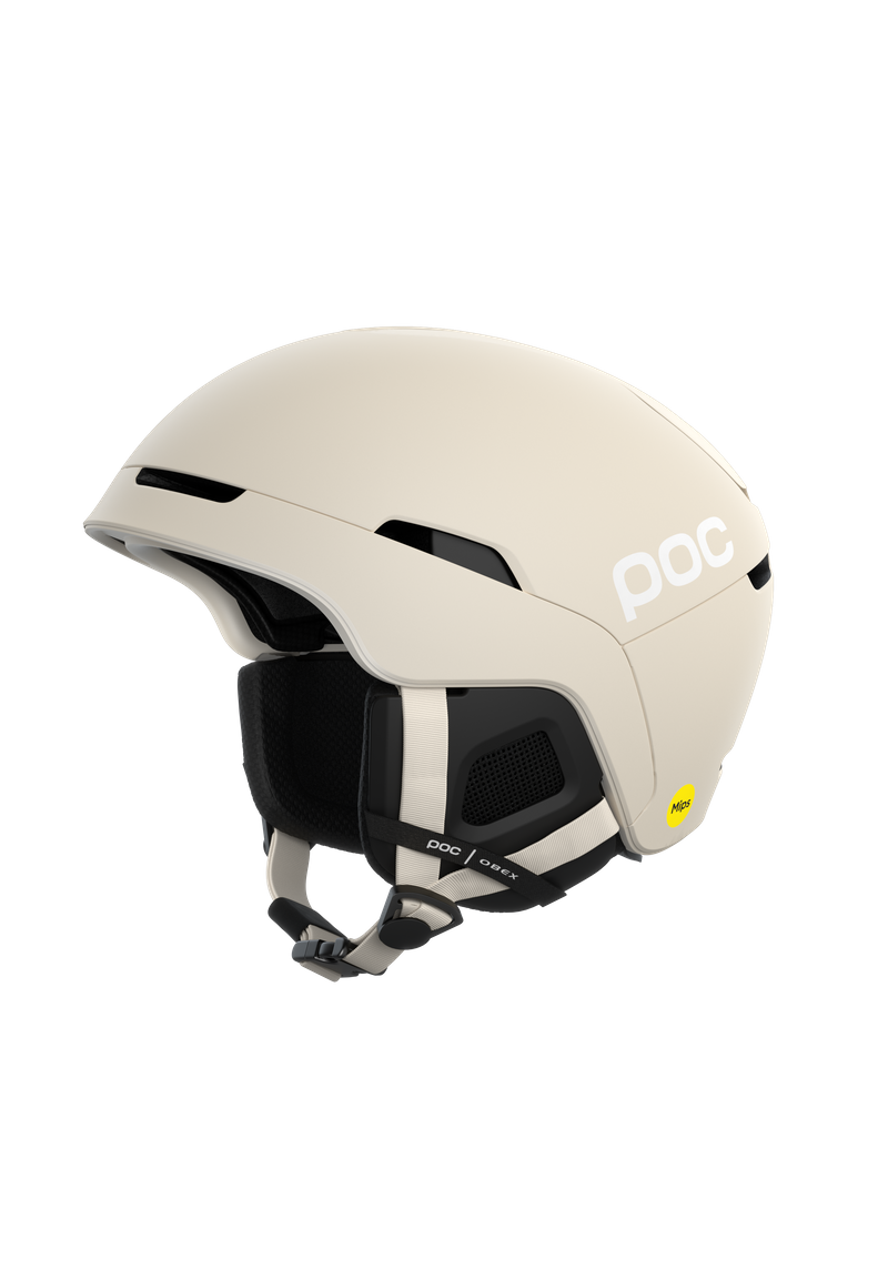 POC　OBEX　WF　MIPS M-L 59-62㎝ Obex Wide Fit MIPS Ski Helmet in Selentine Off-White Matt | POC