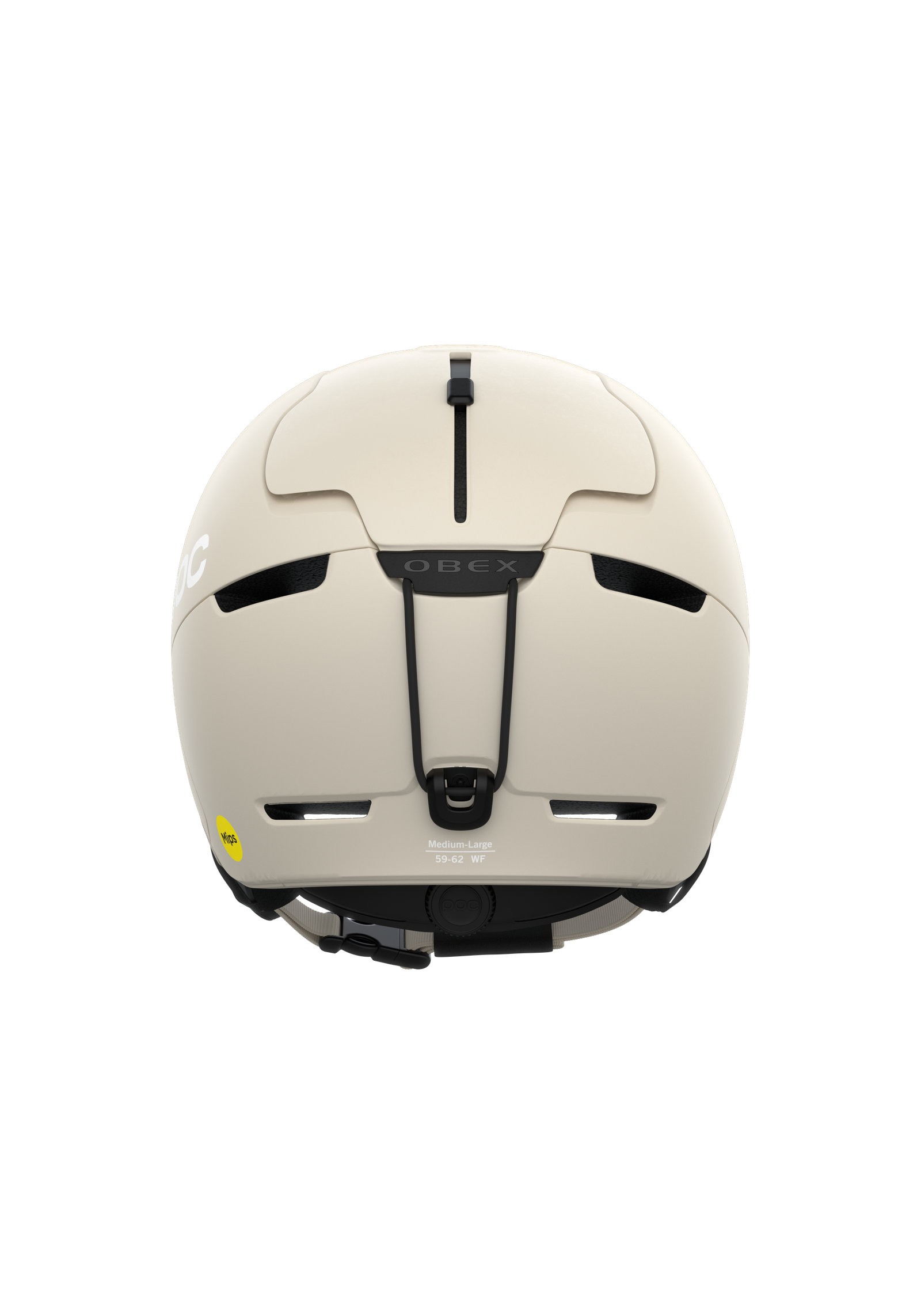 Obex Wide Fit MIPS Ski Helmet in Selentine Off-White Matt | POC