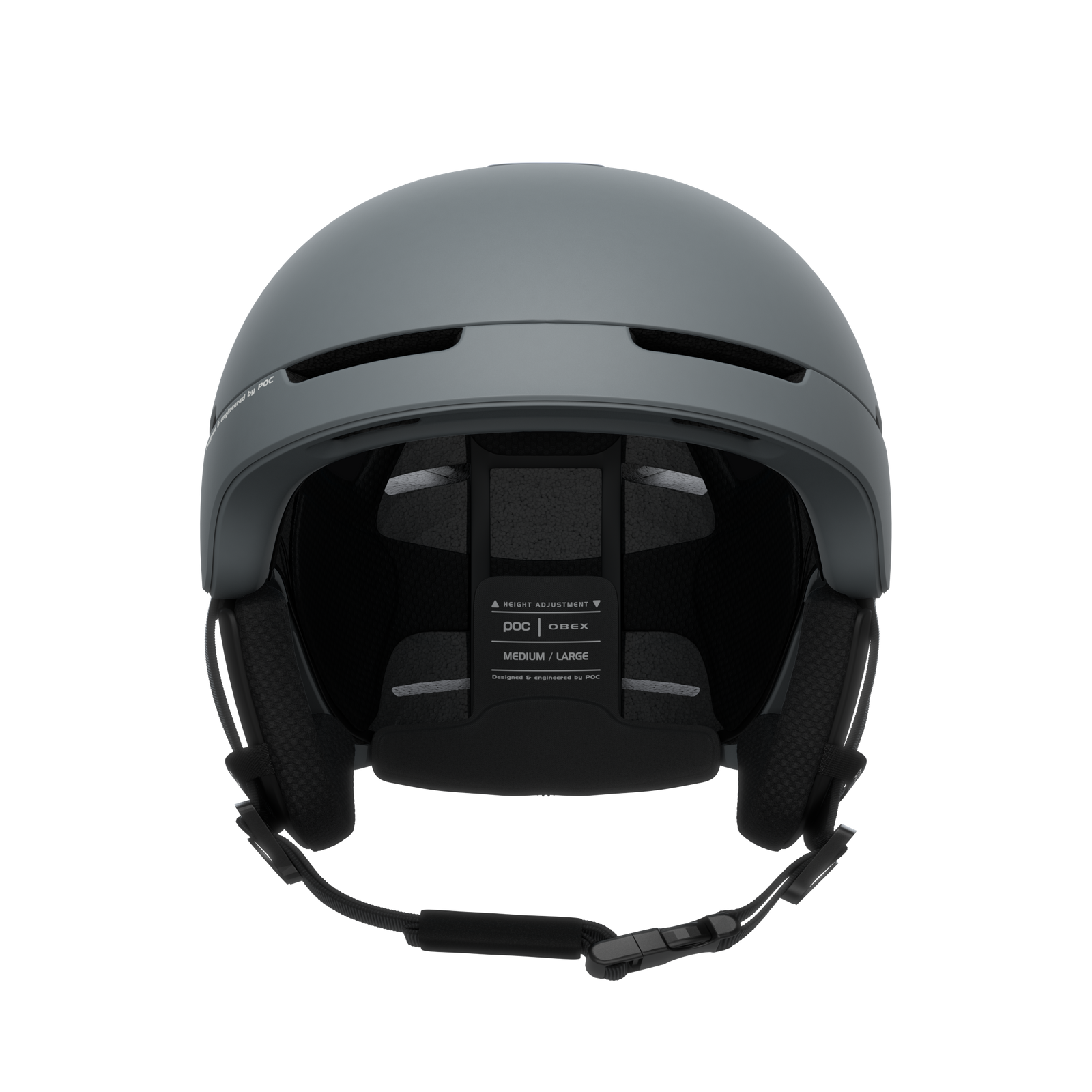 Obex Wide Fit MIPS Ski Helmet in Granite Grey Matt | POC japan
