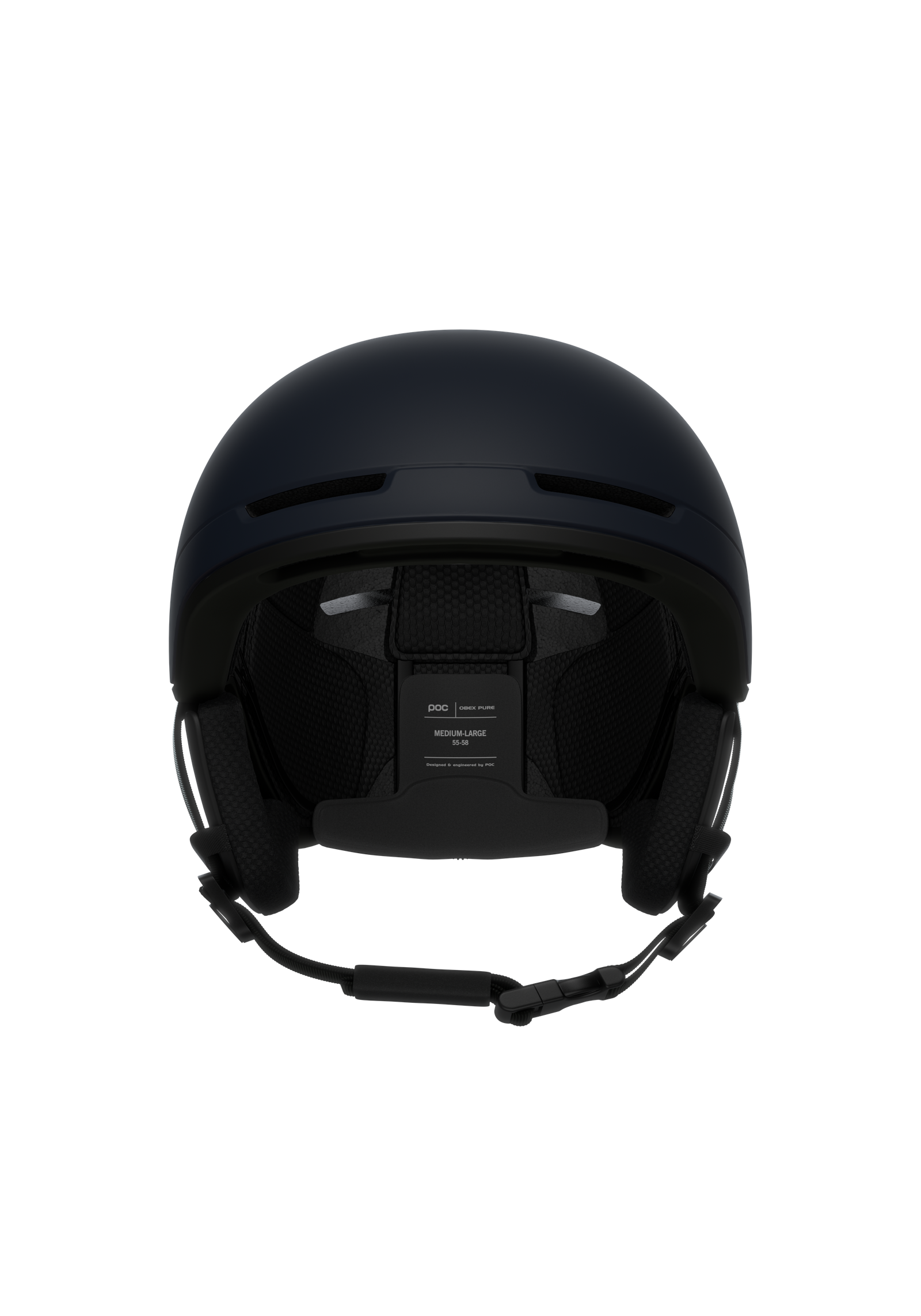 Obex Pure Ski Helmet in Raw Black Matt | POC (JP)