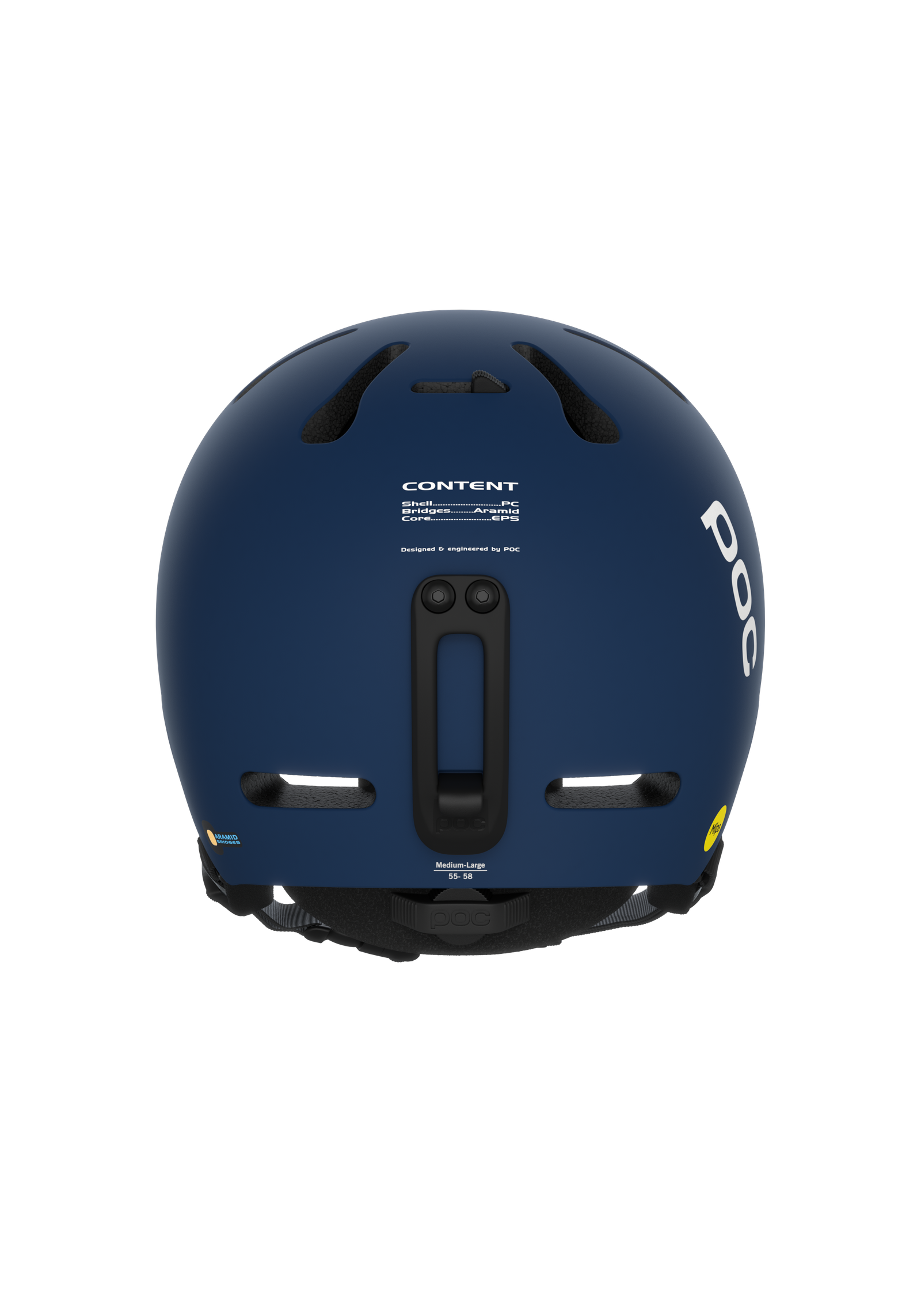 Fornix MIPS Ski Helmet in Lead Blue Matt | POC (Global EN)