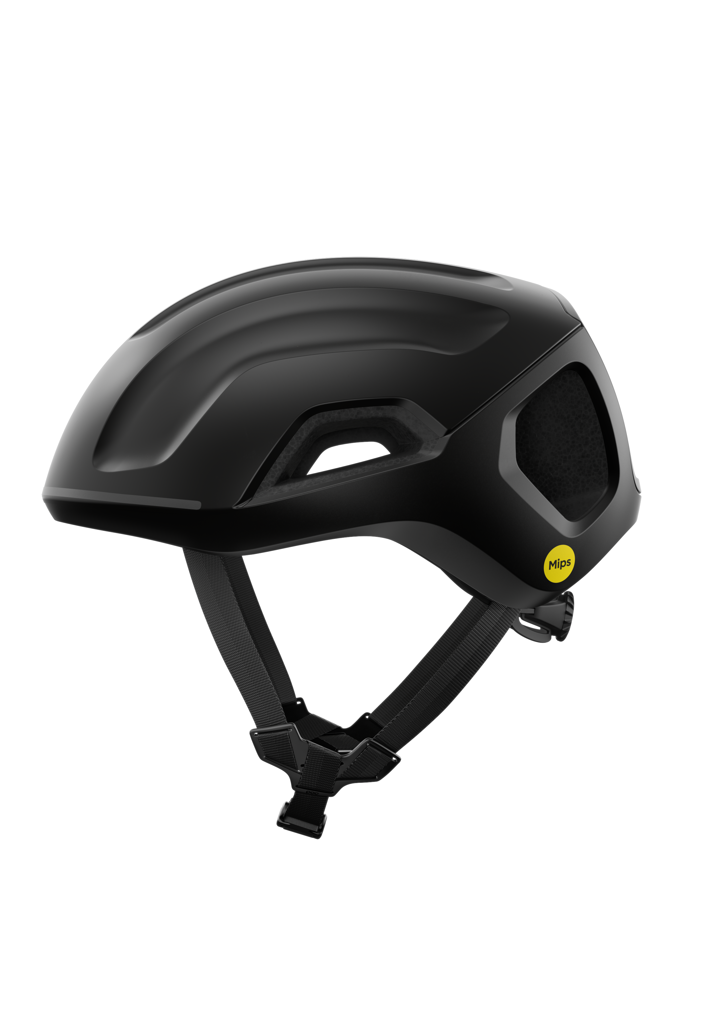 POC - POC - Ventral Tempus MIPS - Road Cycling Helmet - Black - M - Road Cycling Helmet - Black - M