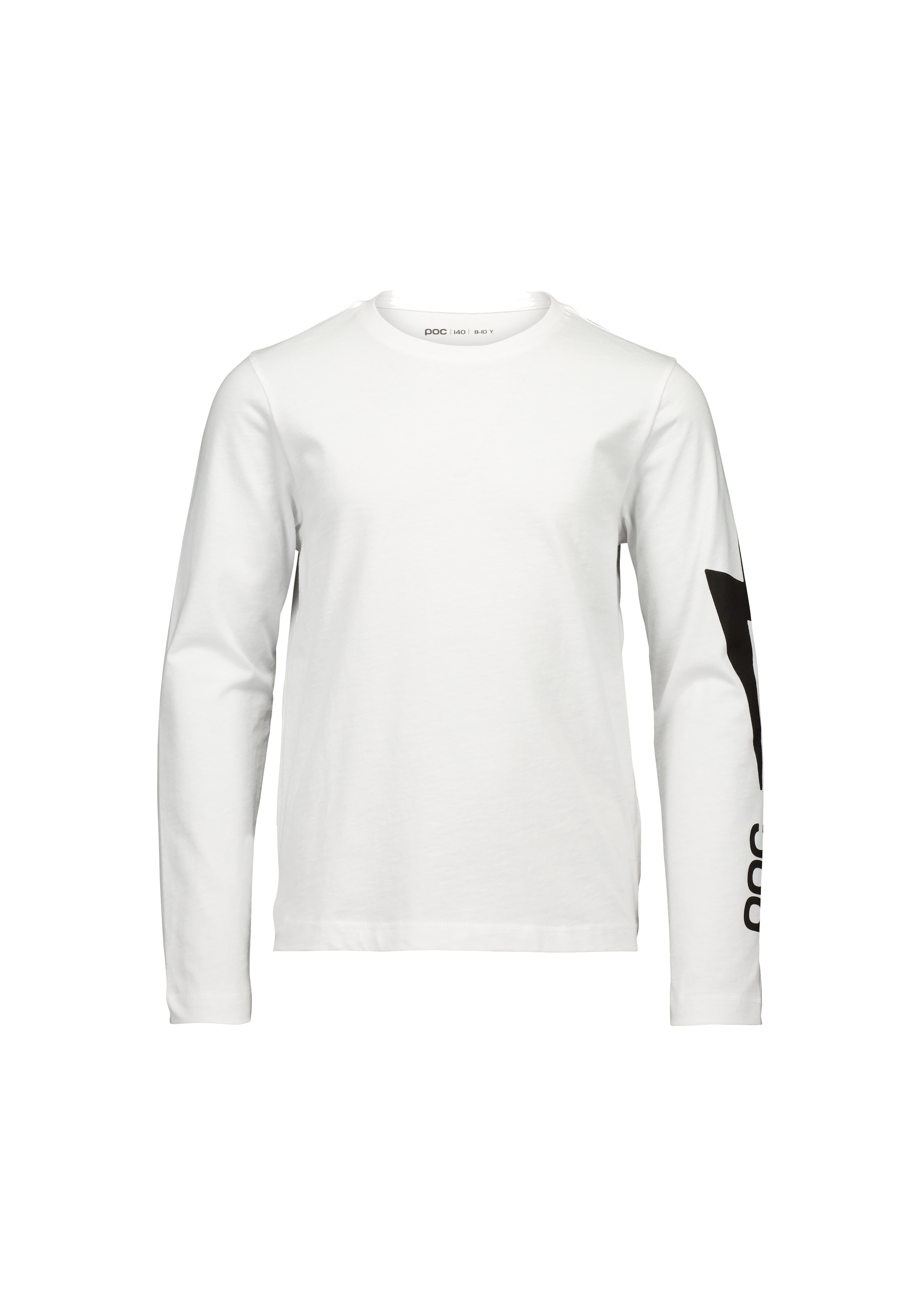 POC - POC - Junior POC Long Sleeve Tee - Ski Apparel - White - 130/8Y - Ski Apparel - White - 130/8Y