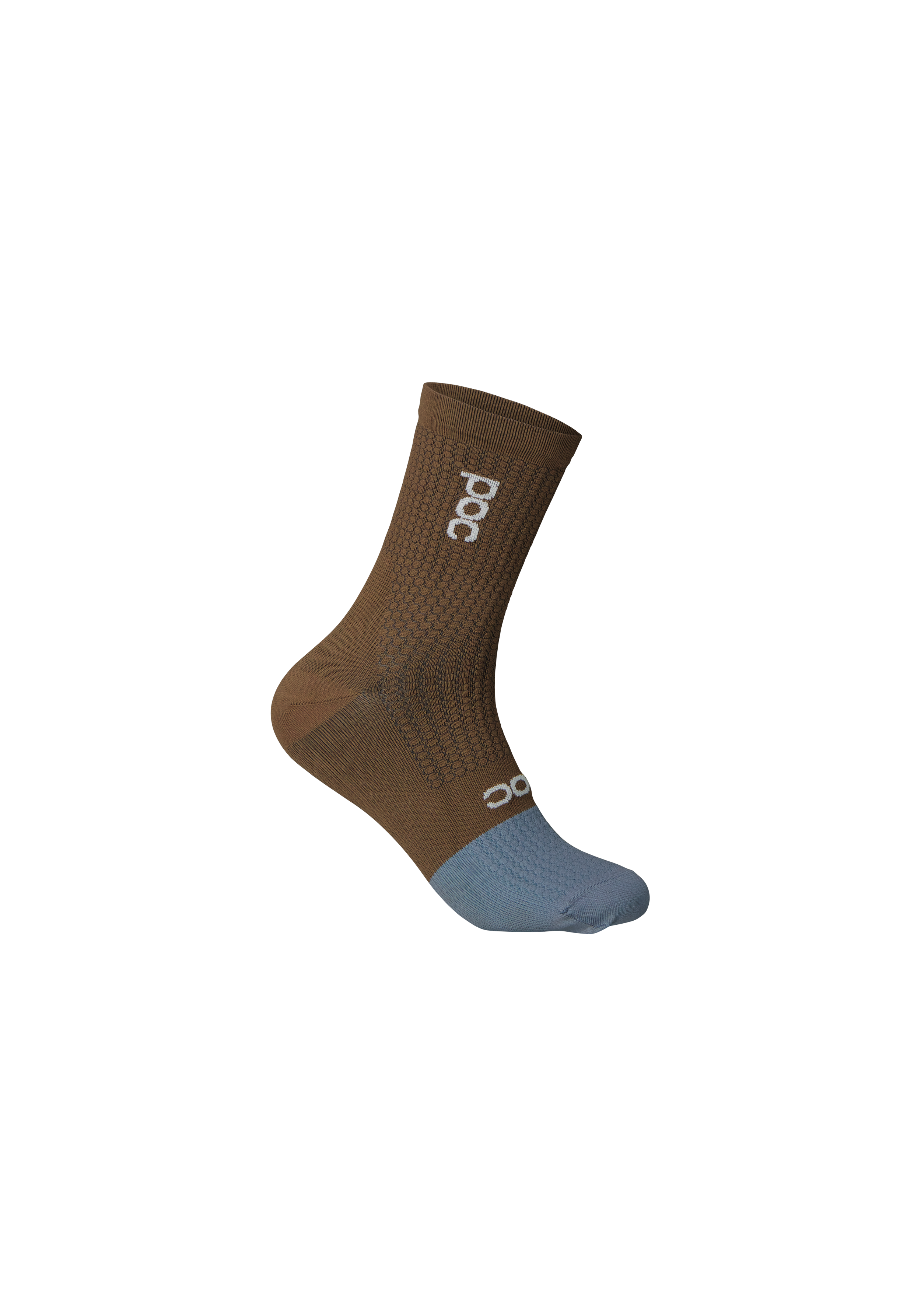 POC - POC - Flair Mid Cycling Socks - Cycling Socks - Brown - L - Cycling Socks - Brown - L