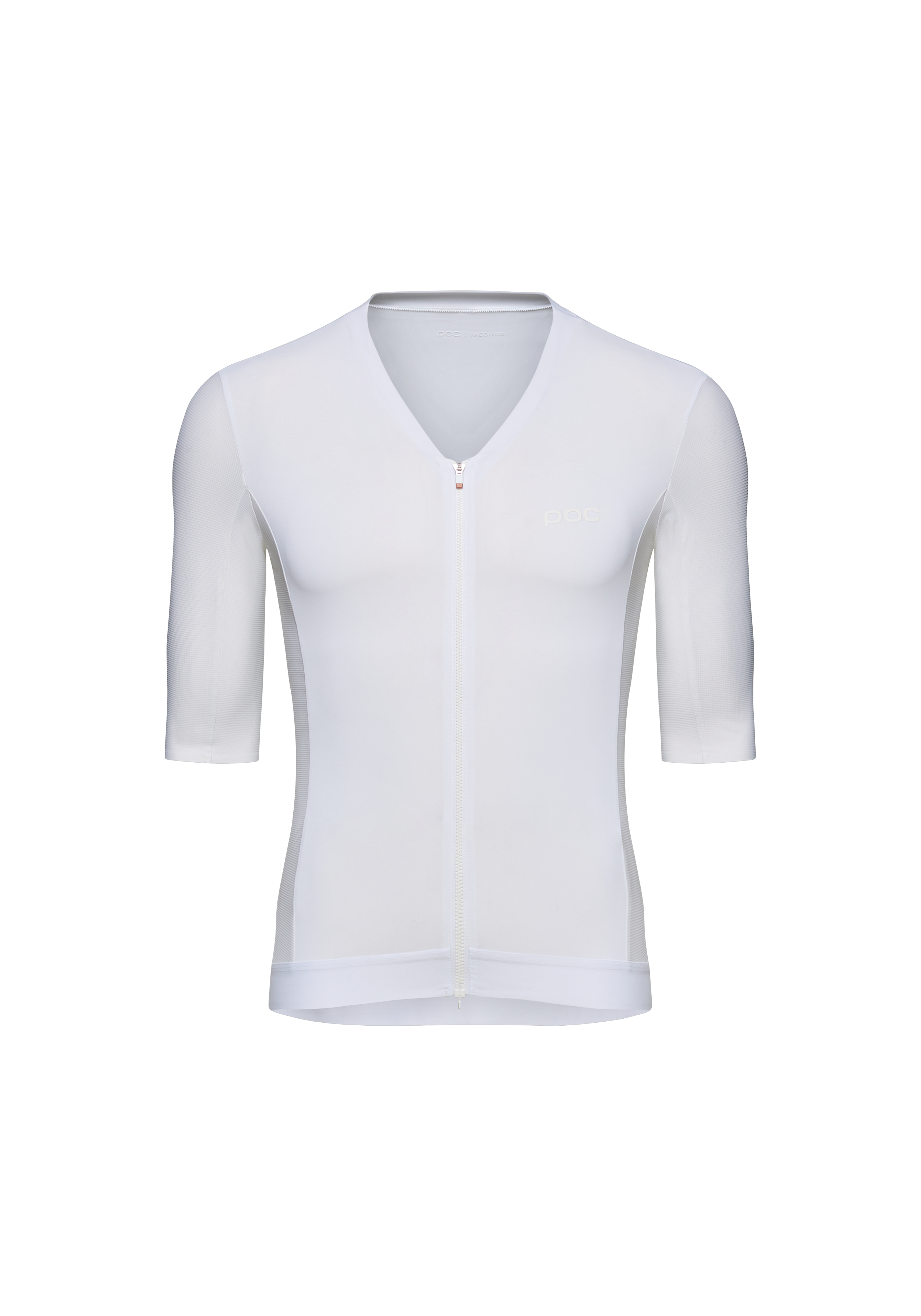 POC - POC - Men's Raceday Short Sleeve Cycling Jersey - Bike Apparel - White - S - Bike Apparel - White - S