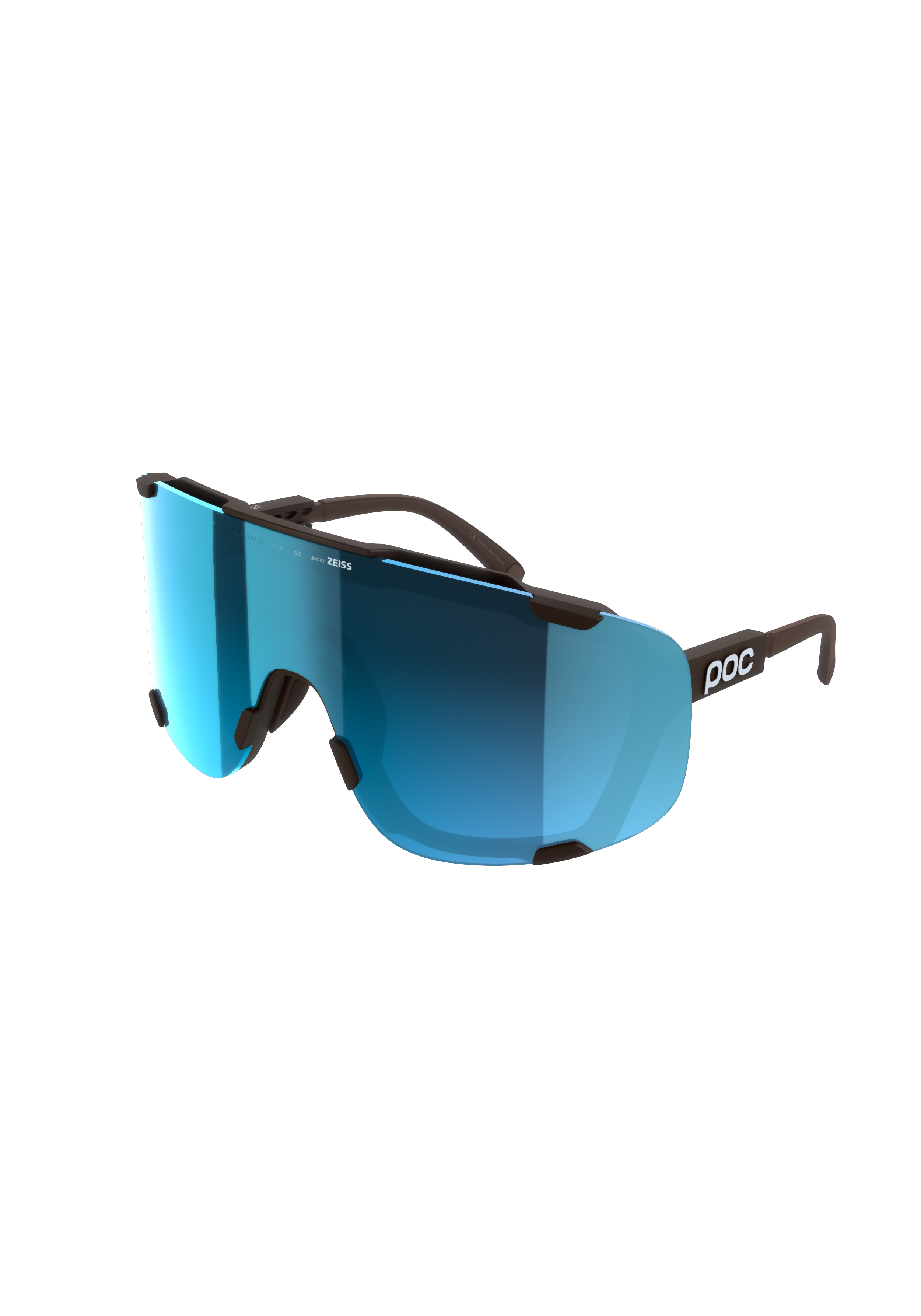 POC - POC - Devour Wide Fit Bike Sunglasses + Extra Lens - Sparelens - Brown - One Size - Sparelens - Brown - One Size