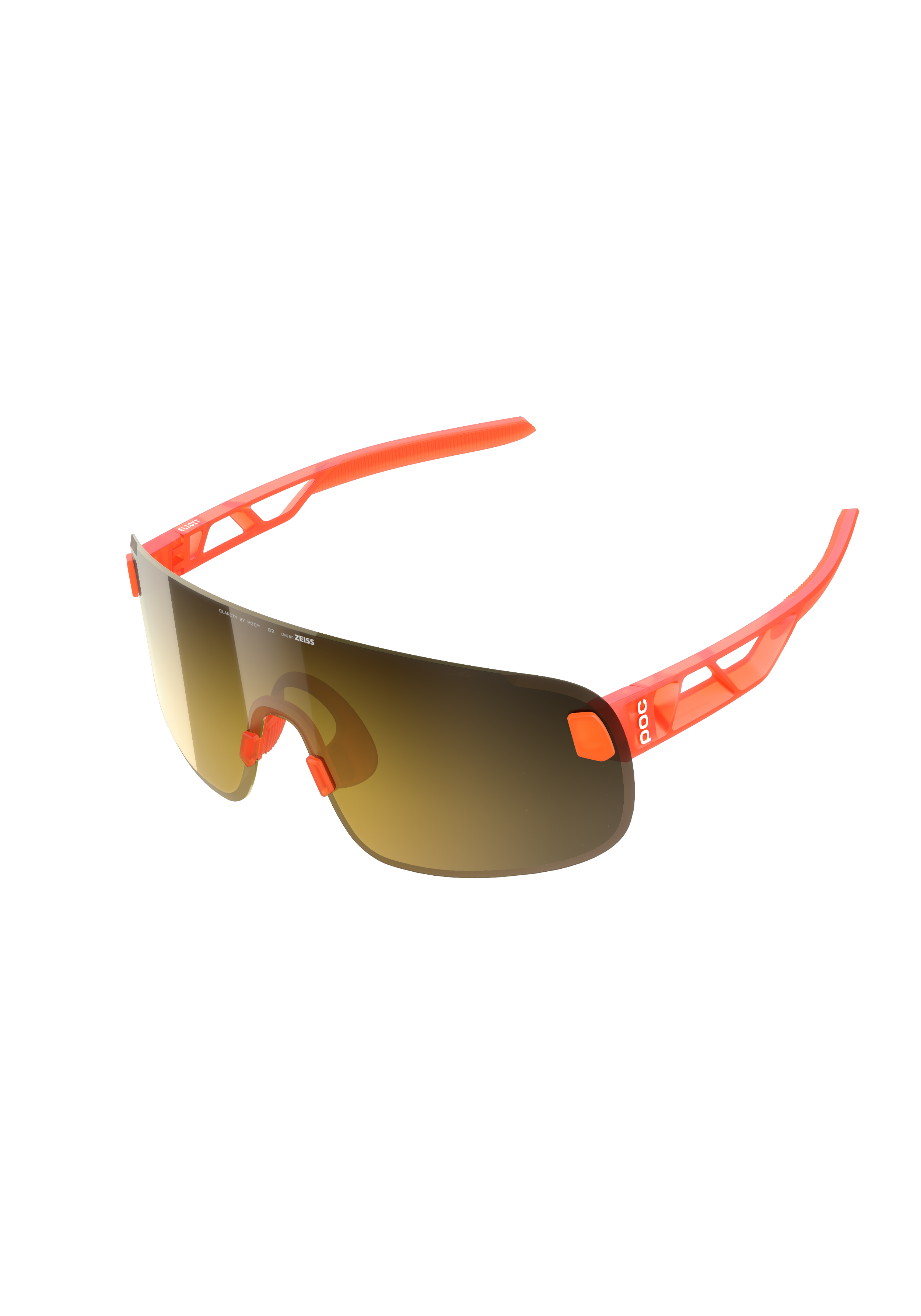 POC - POC - Elicit - Cycling Sunglasses - Orange - One Size - Cycling Eyewear - Orange - One Size