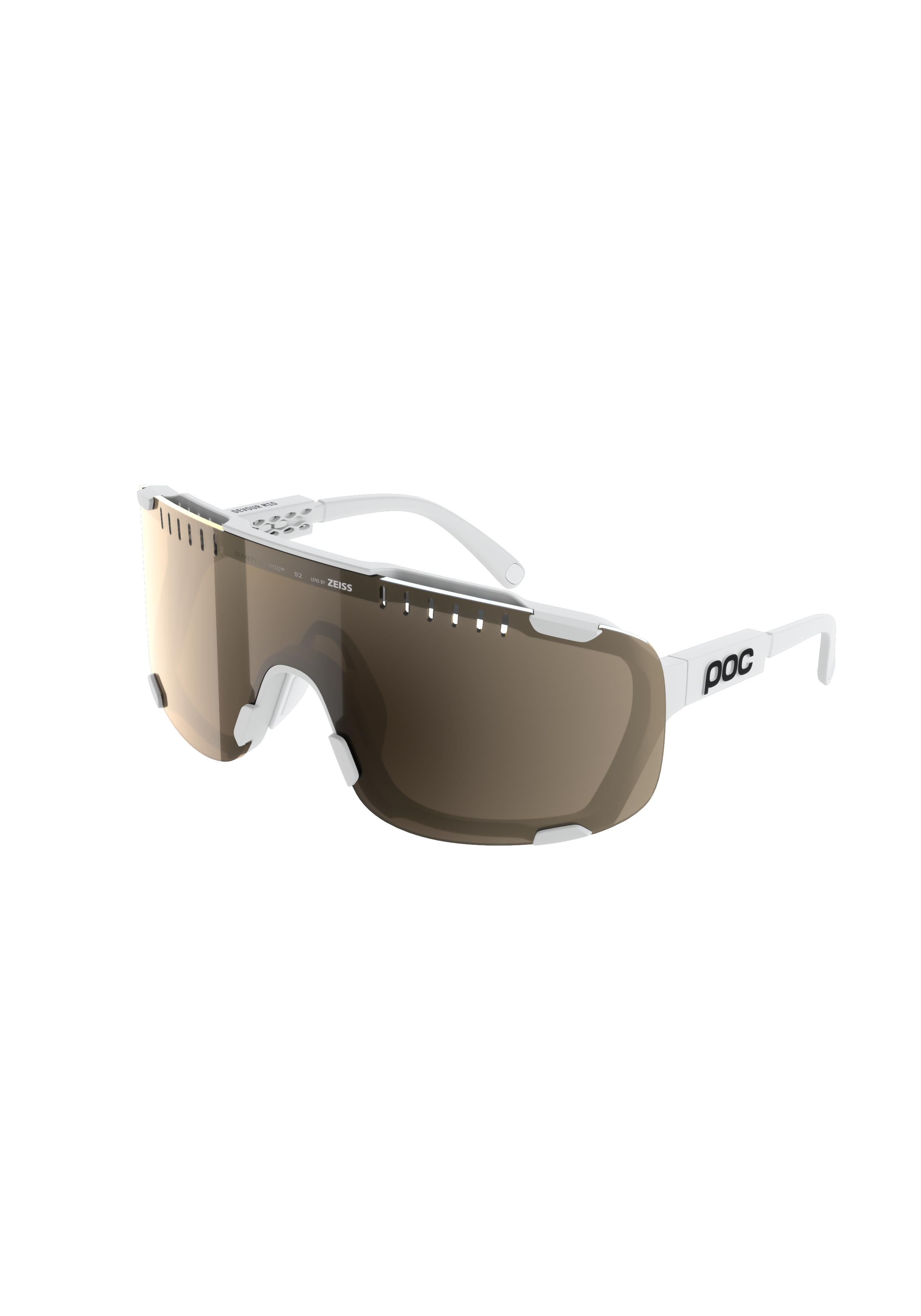 POC - POC - Devour Mid Bike Sunglasses + Extra Lens - Sparelens - White - One Size - Sparelens - White - One Size