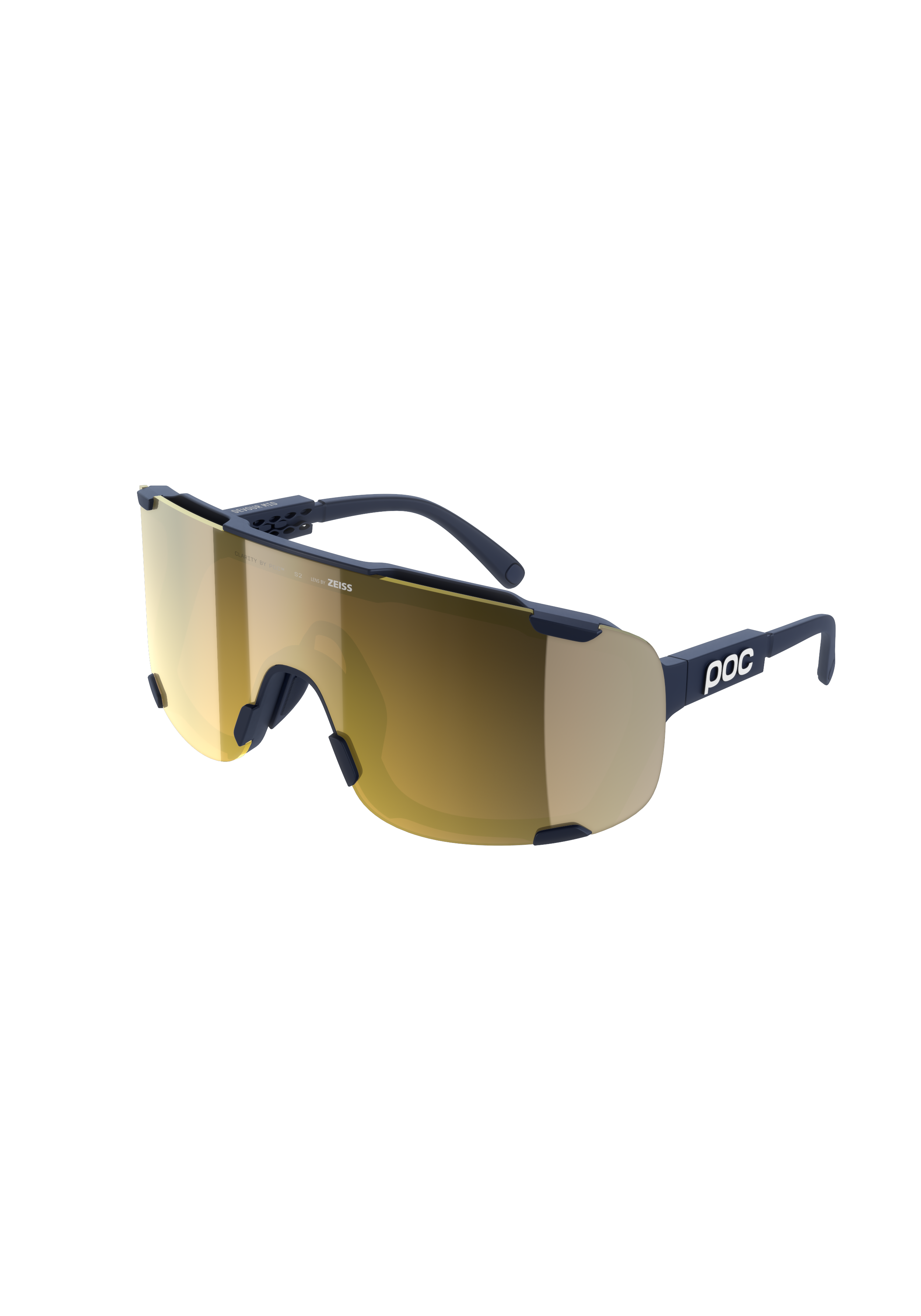 POC - POC - Devour Mid - Cycling Sunglasses - Blue - One Size - Cycling Eyewear - Blue - One Size