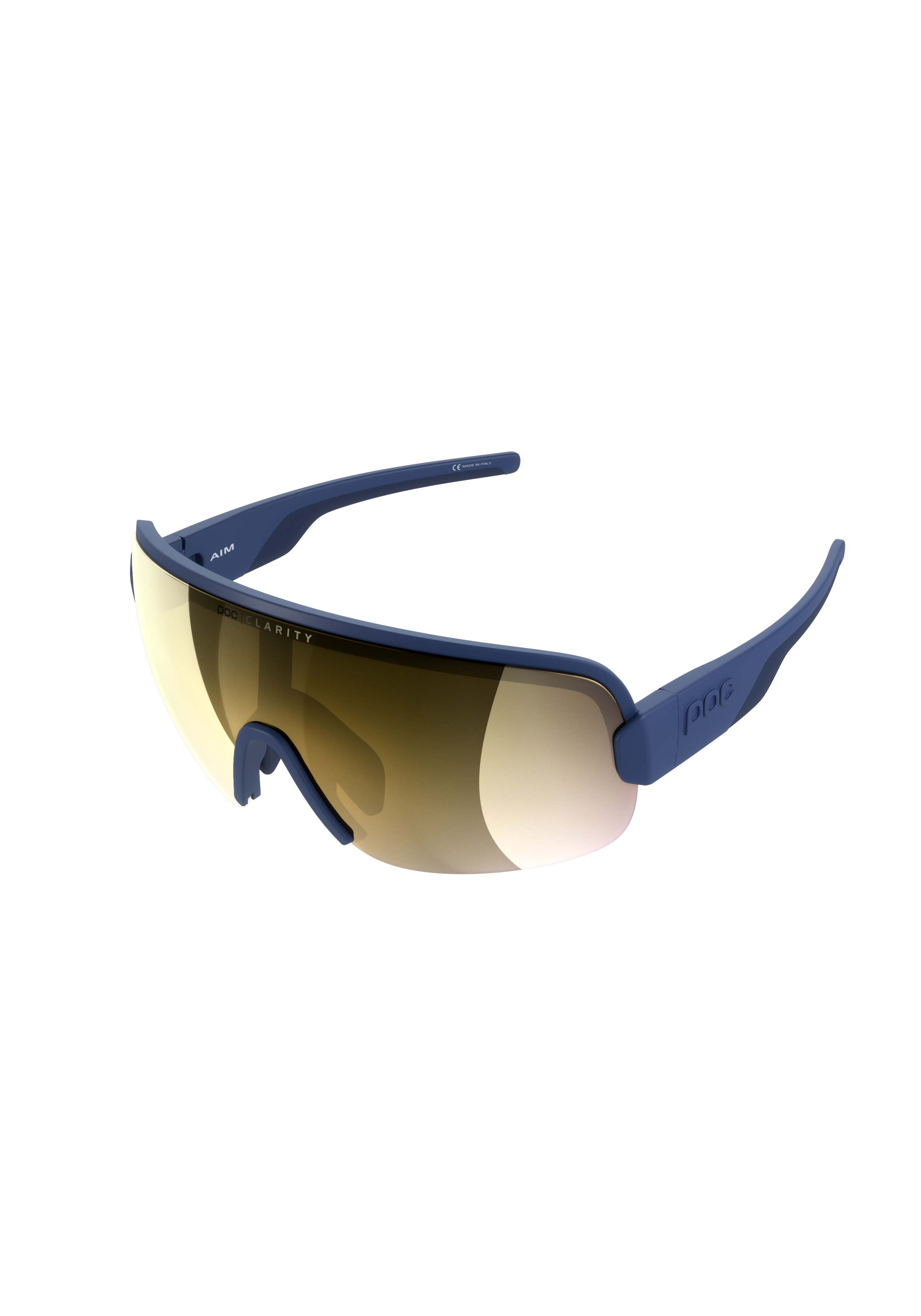 POC - POC - Aim - Cycling Sunglasses - Blue - One Size - Cycling Eyewear - Blue - One Size
