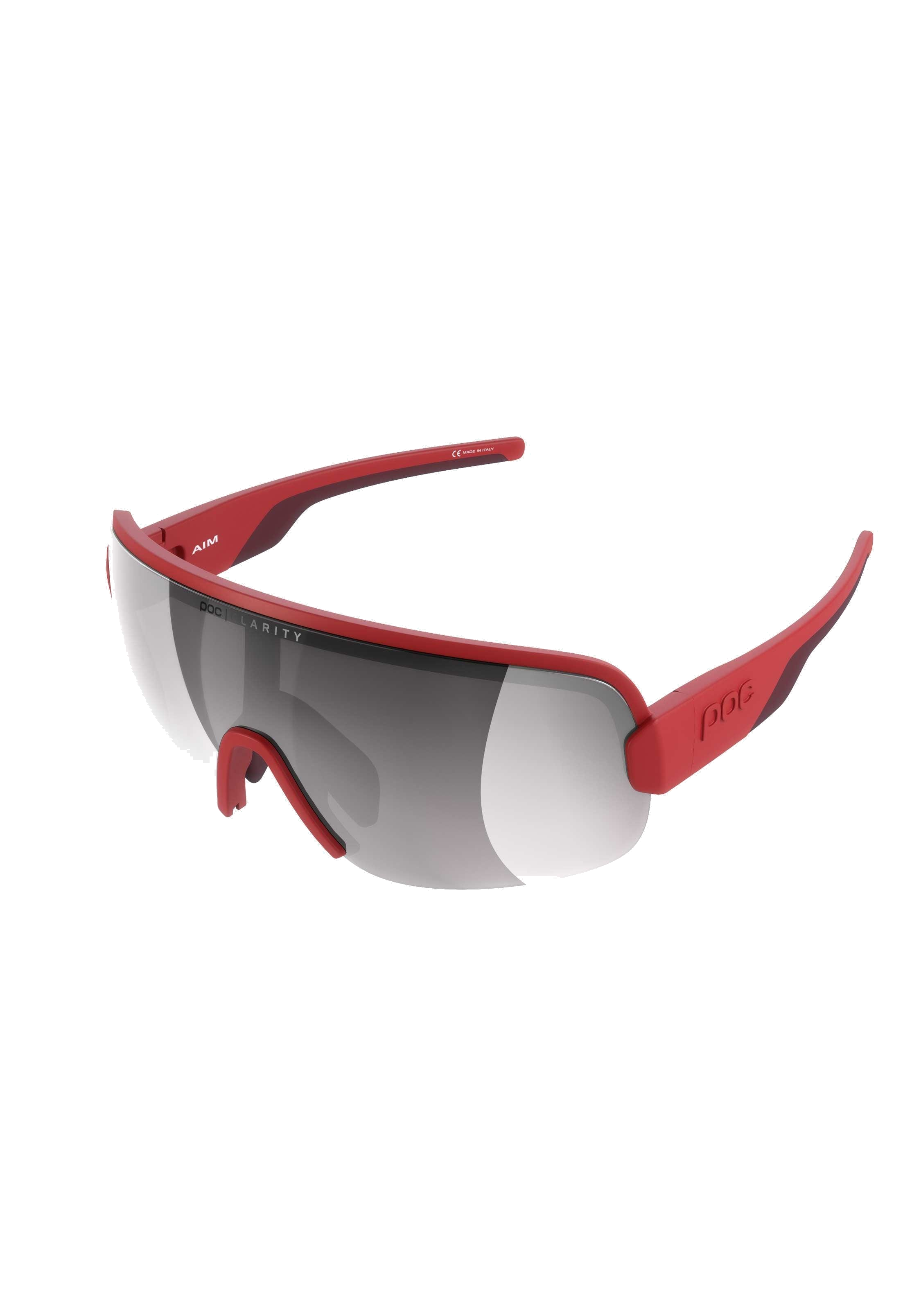 POC - POC - Aim - Cycling Sunglasses - Red - One Size - Cycling Eyewear - Red - One Size