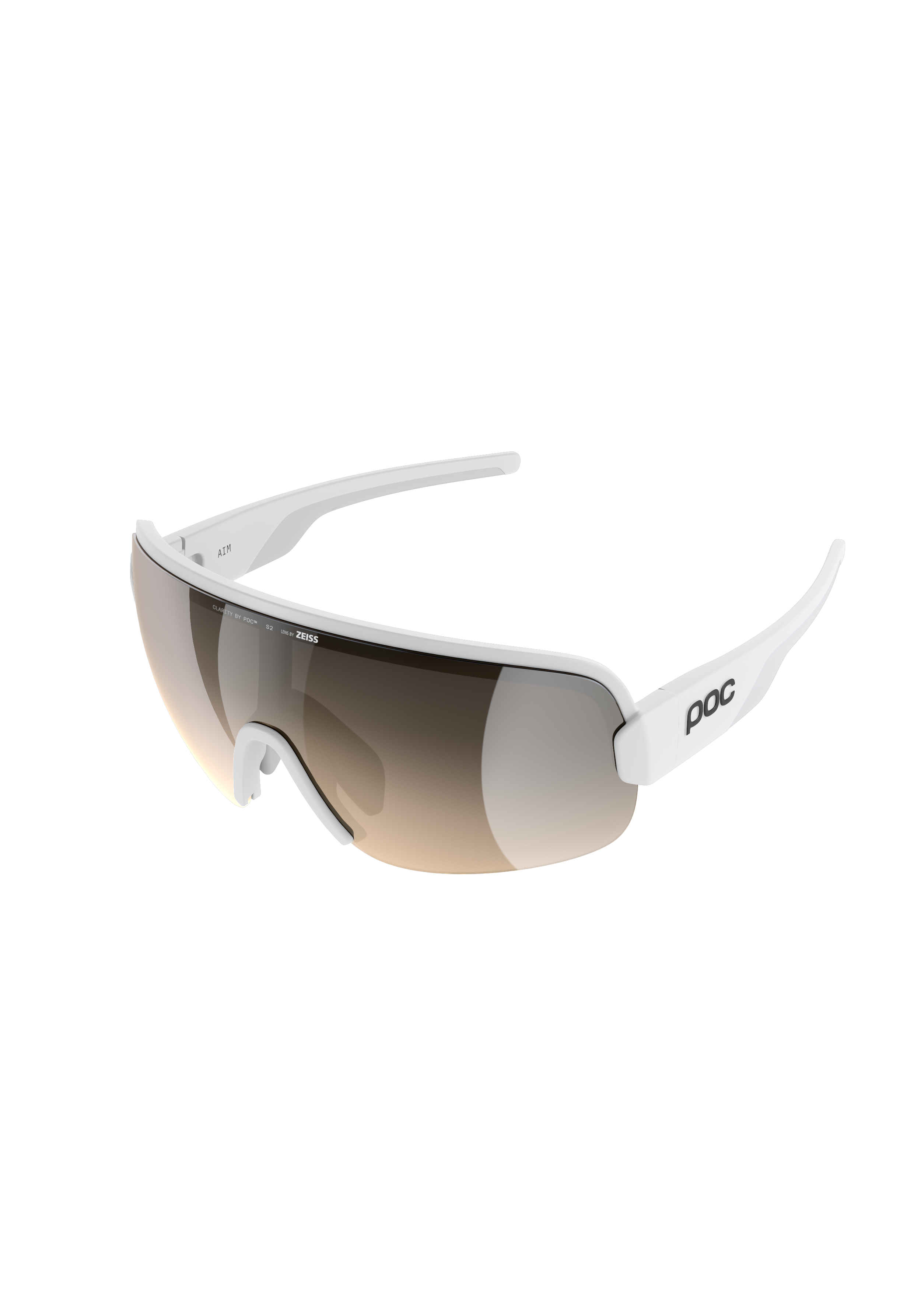 POC - POC - Aim - Cycling Sunglasses - White - One Size - Cycling Eyewear - White - One Size
