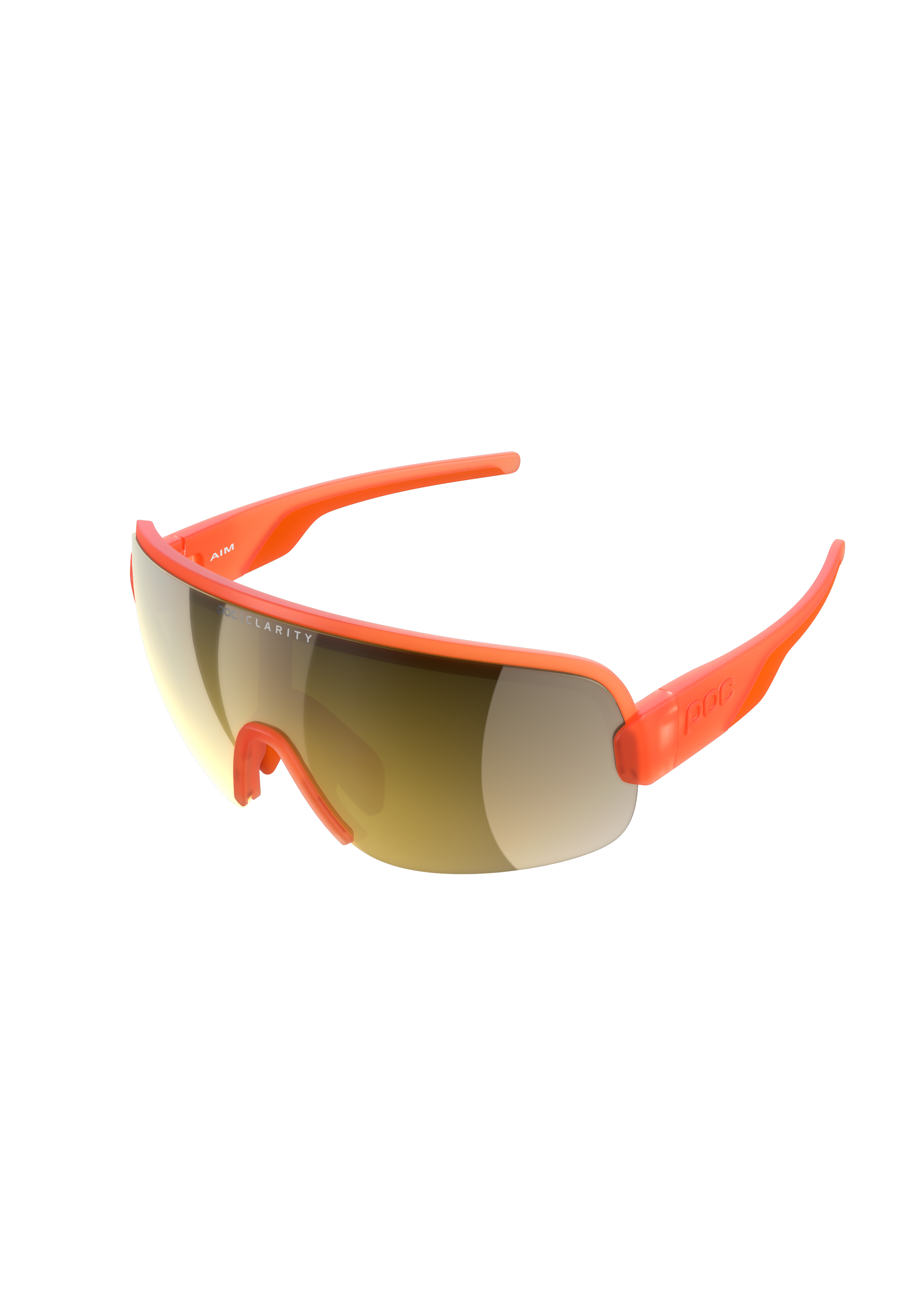 POC - POC - Aim - Cycling Sunglasses - Orange - One Size - Cycling Eyewear - Orange - One Size