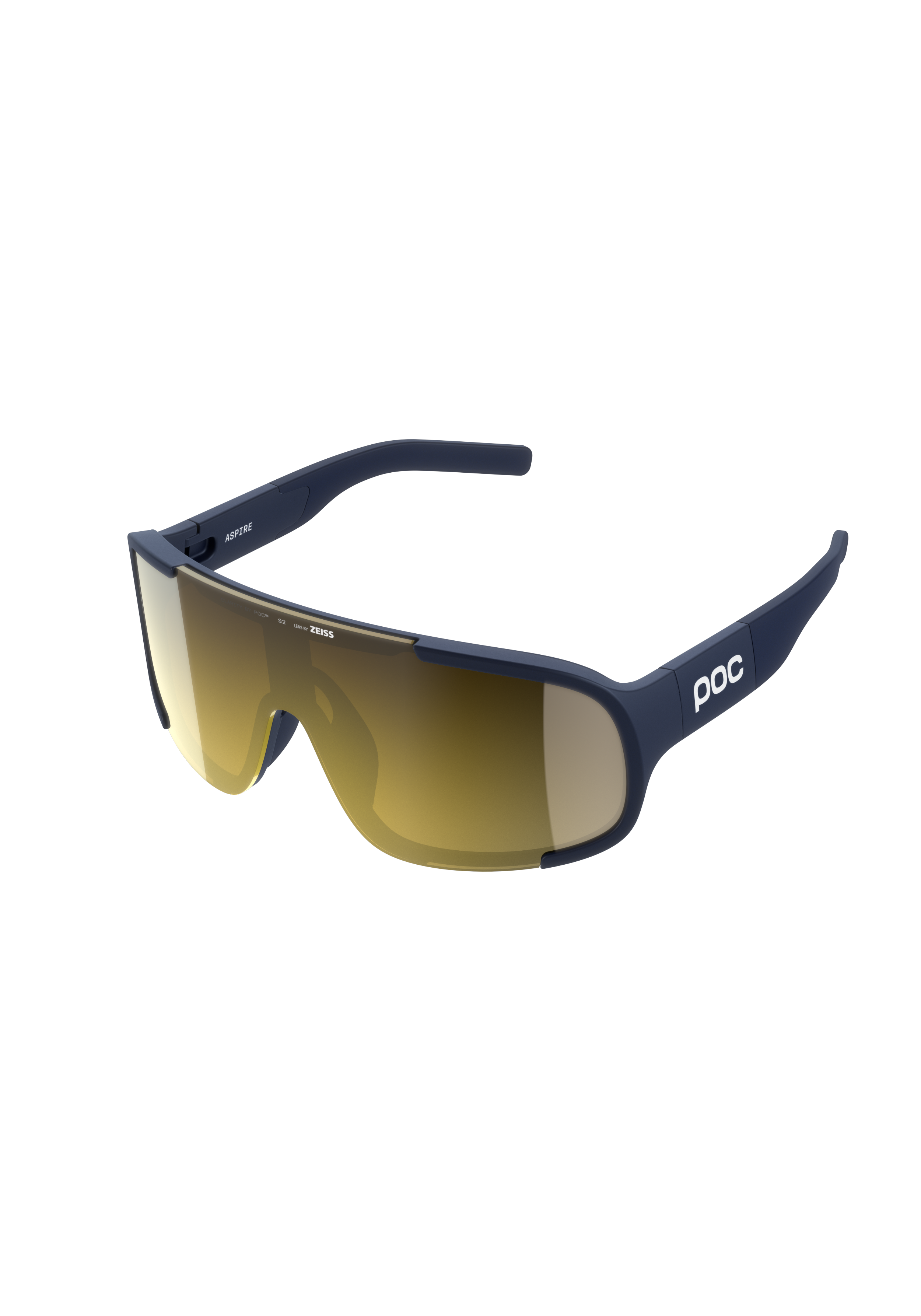 POC - POC - Aspire Wide Fit - Cycling Sunglasses - Blue - One Size - Cycling Eyewear - Blue - One Size