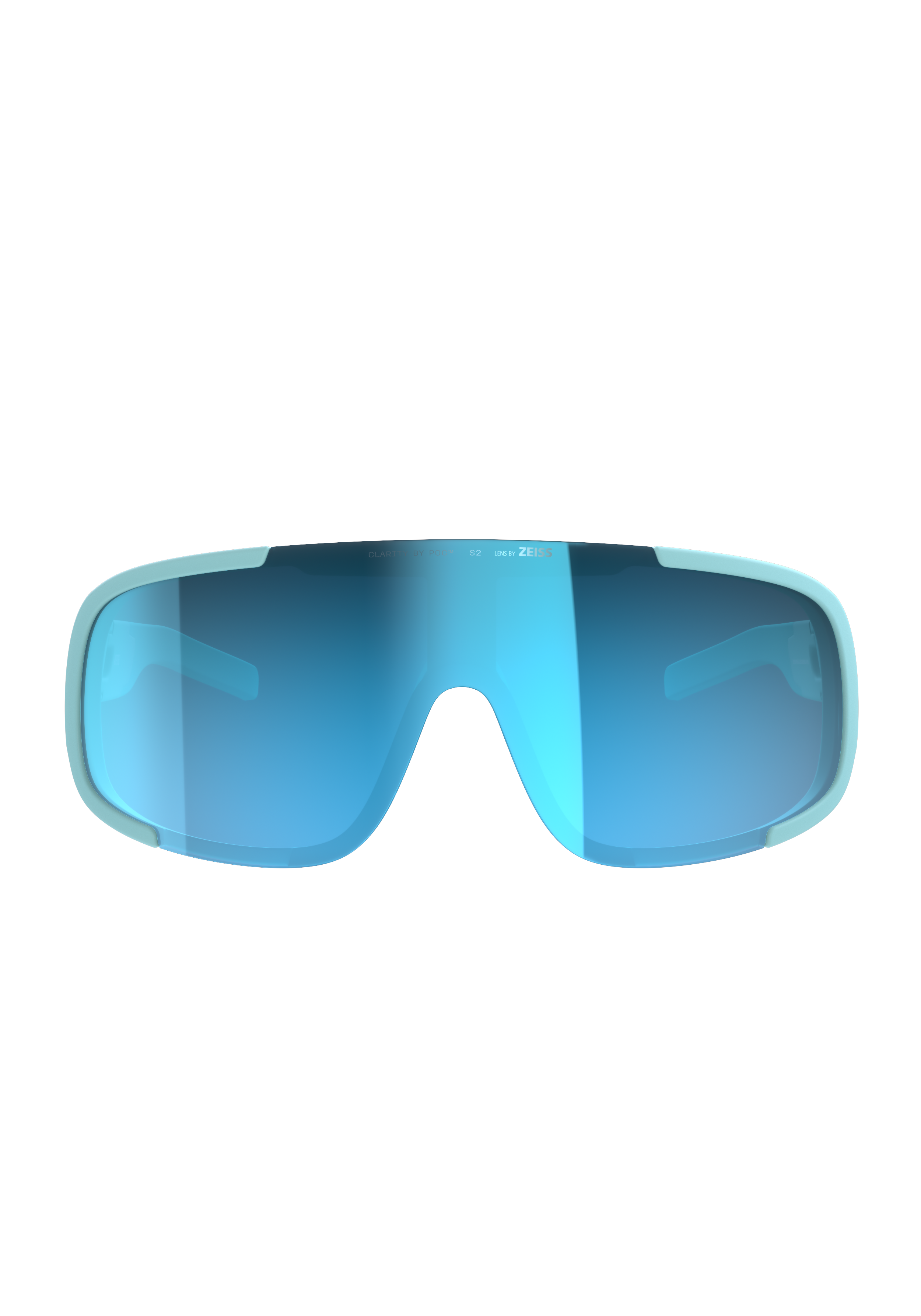 POC - POC - Aspire Wide Fit - Cycling Sunglasses - Blue - One Size - Cycling Eyewear - Blue - One Size